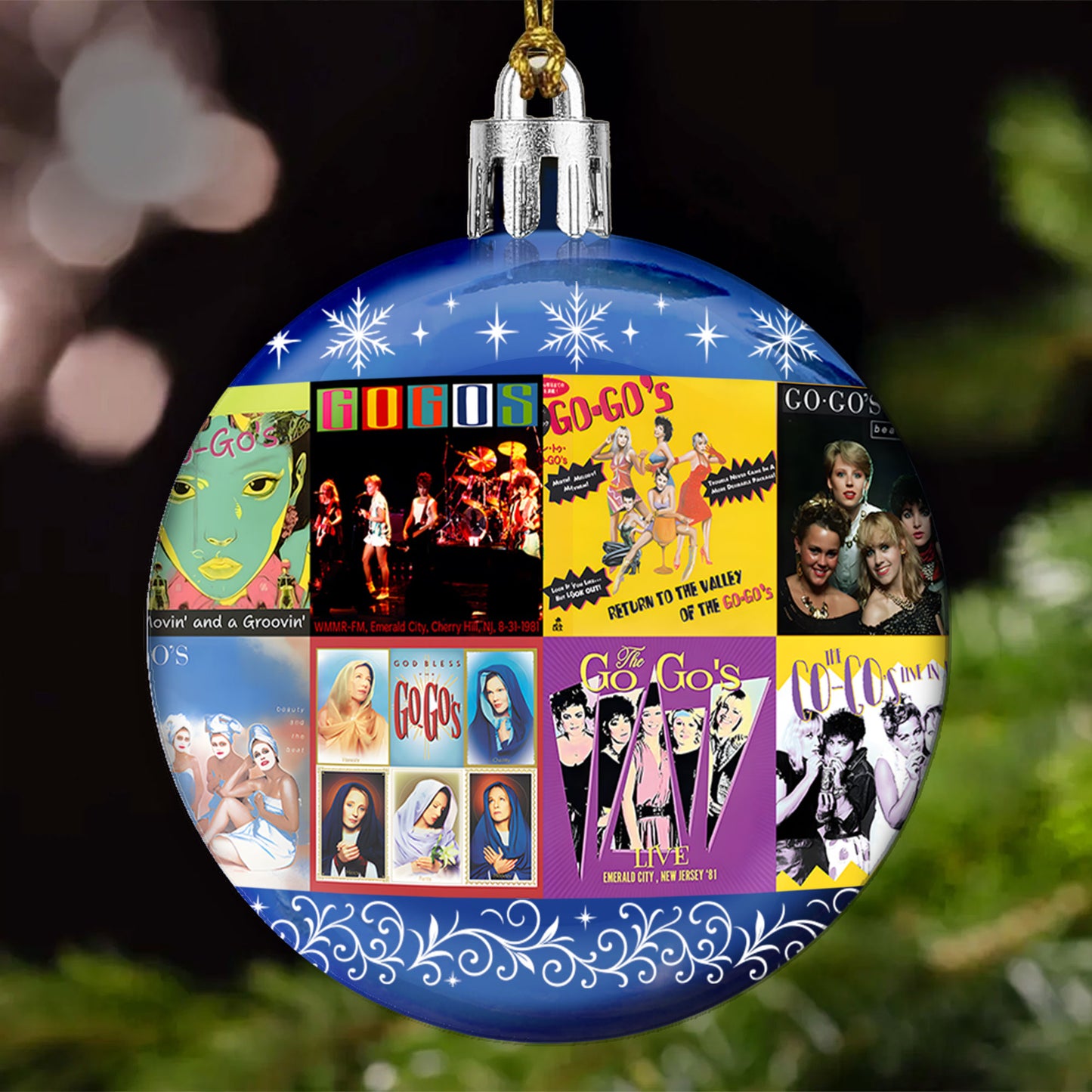 The Go-Go’s Ball Ornament – Pop Rock Trailblazers