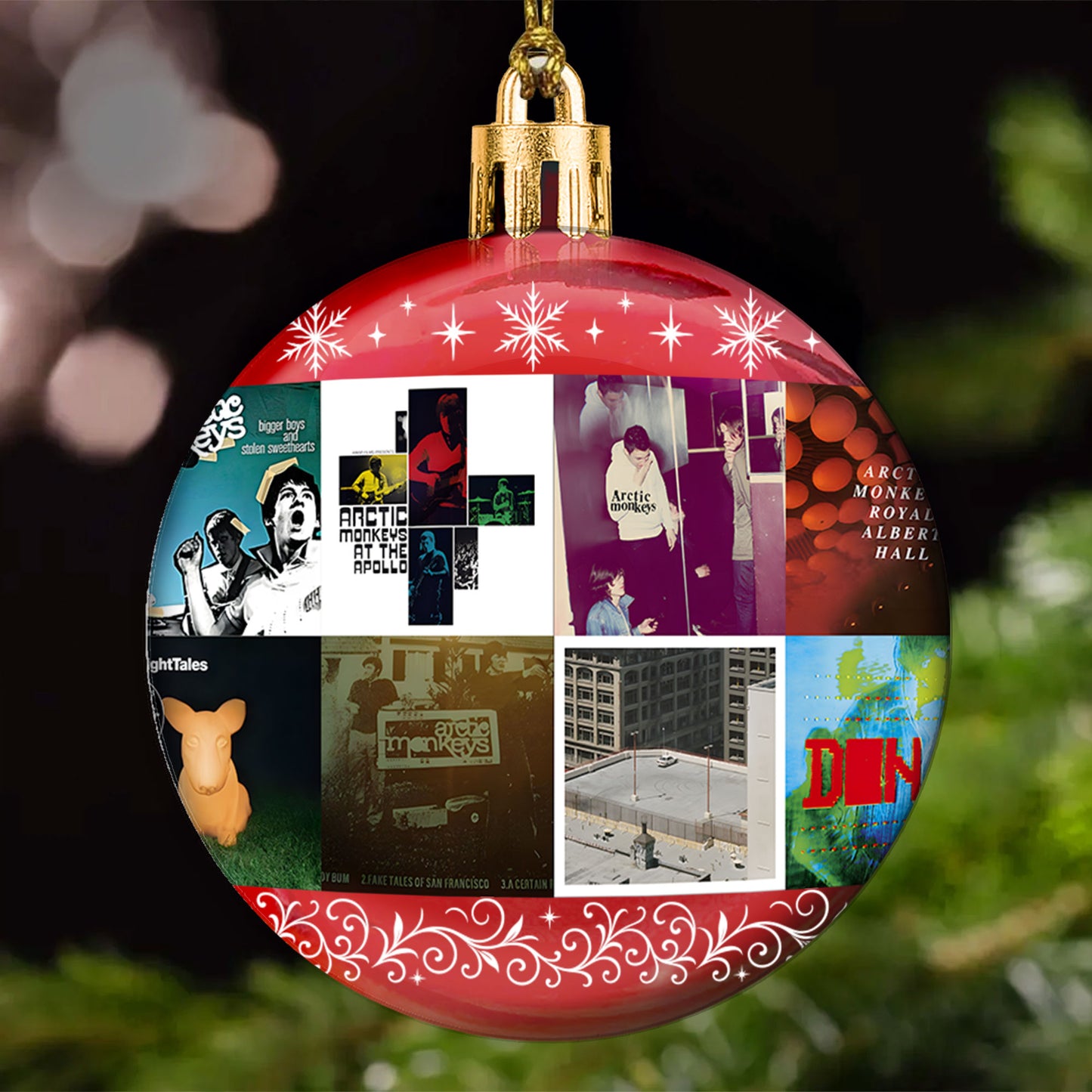 Arctic Monkeys Ball Ornament – Indie Rock Vibes