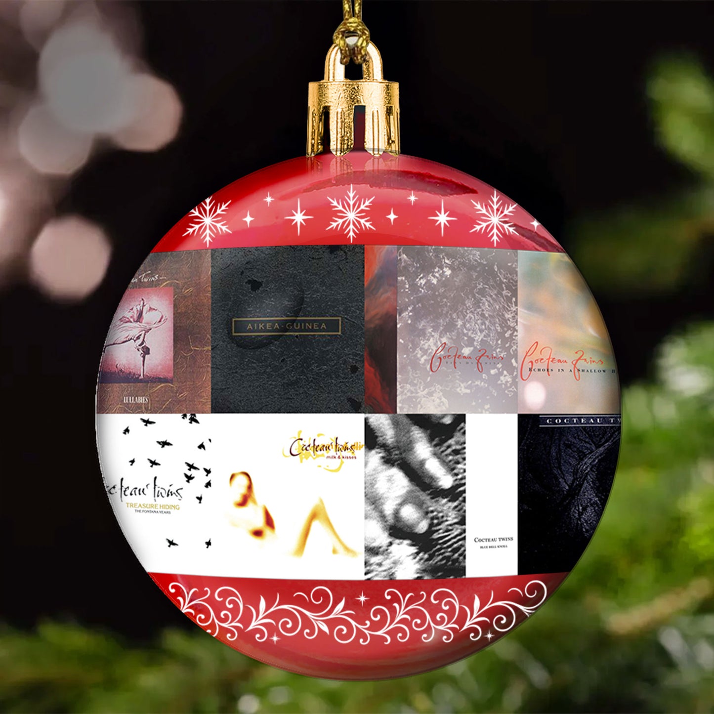 Cocteau Twins Ball Ornament – Dream Pop Serenity