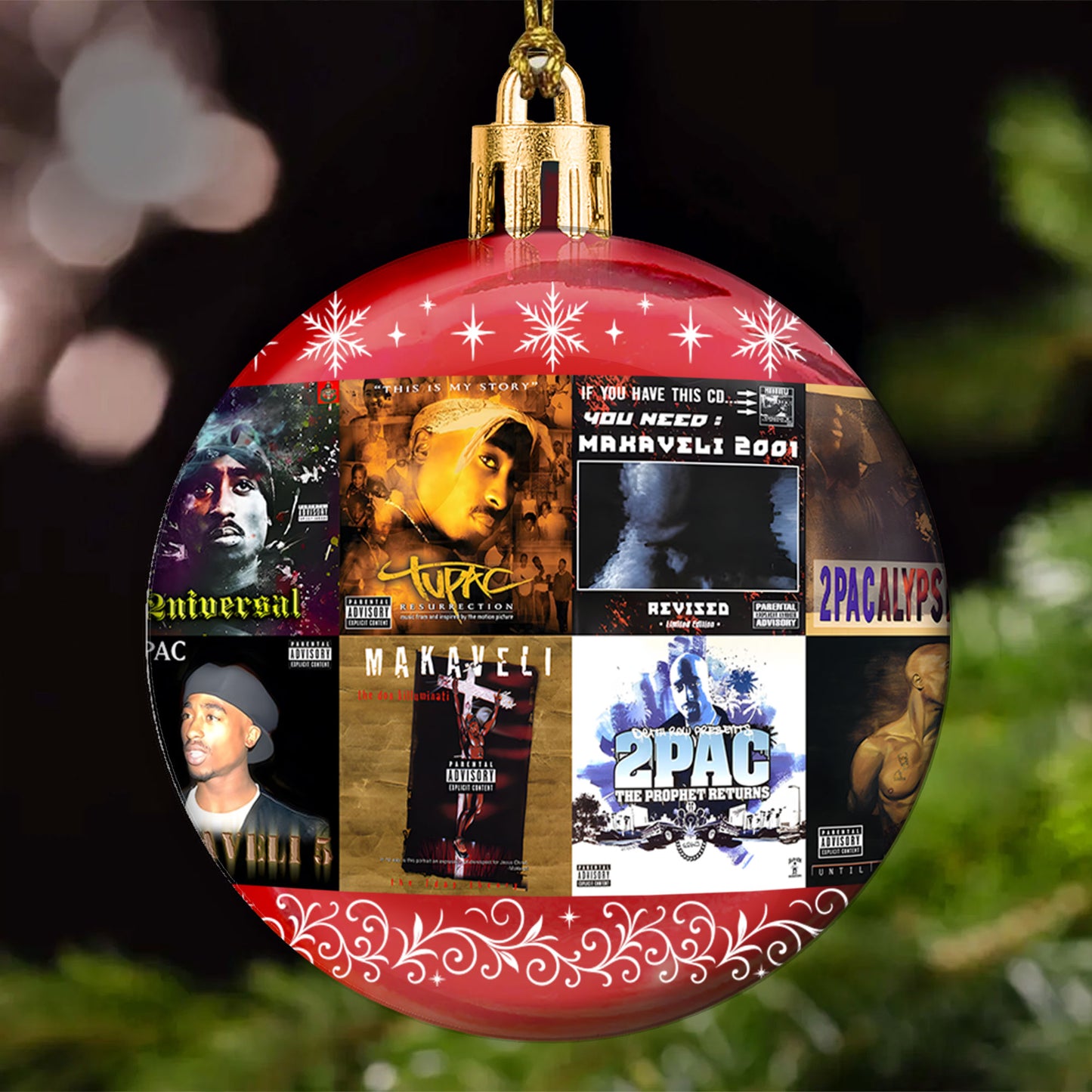 2Pac Ball Ornament – Legacy of Hip-Hop