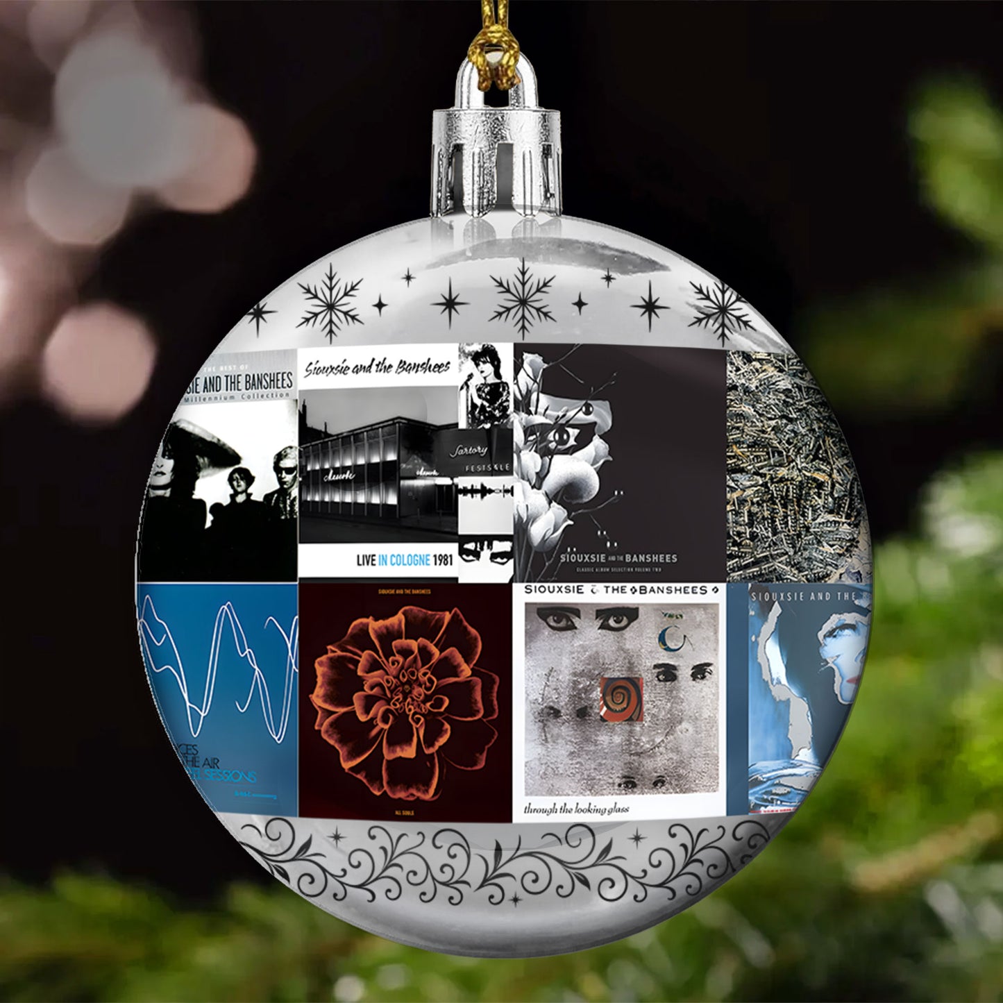 Siouxsie and the Banshees Ball Ornament – Post-Punk Icons