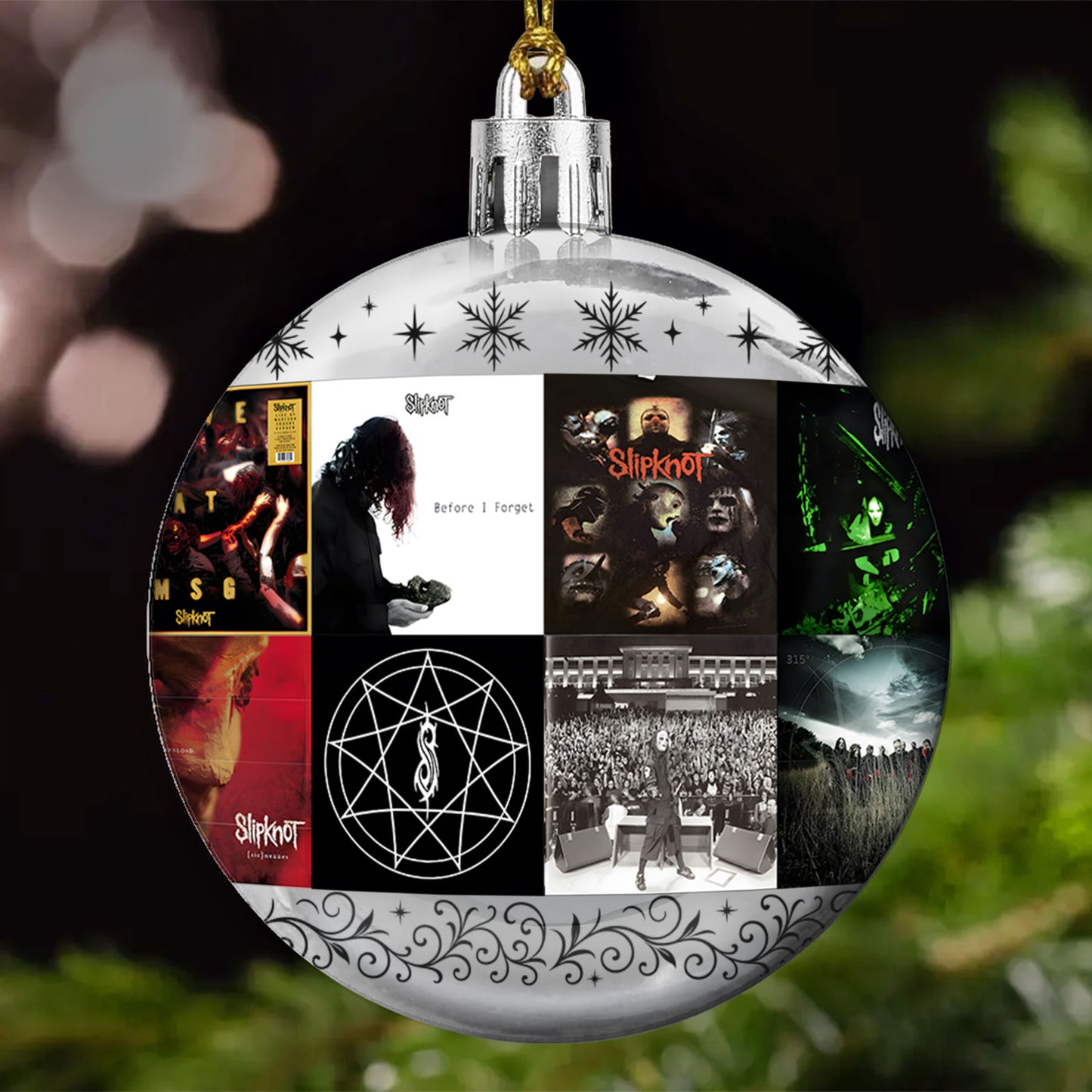 Slipknot Ball Ornament – Metal Mayhem Collection