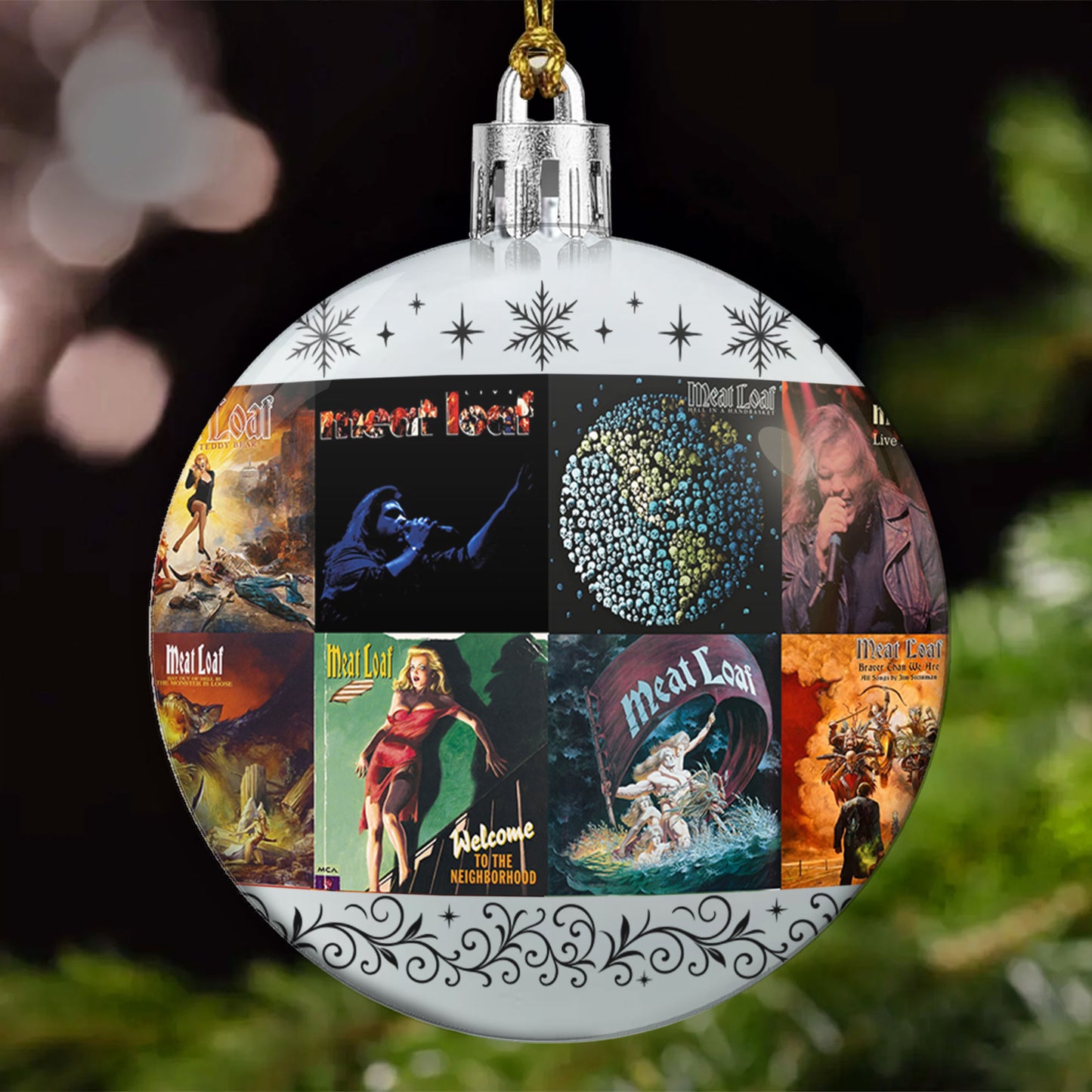 Meat Loaf Ball Ornament – Theatrical Rock Icon