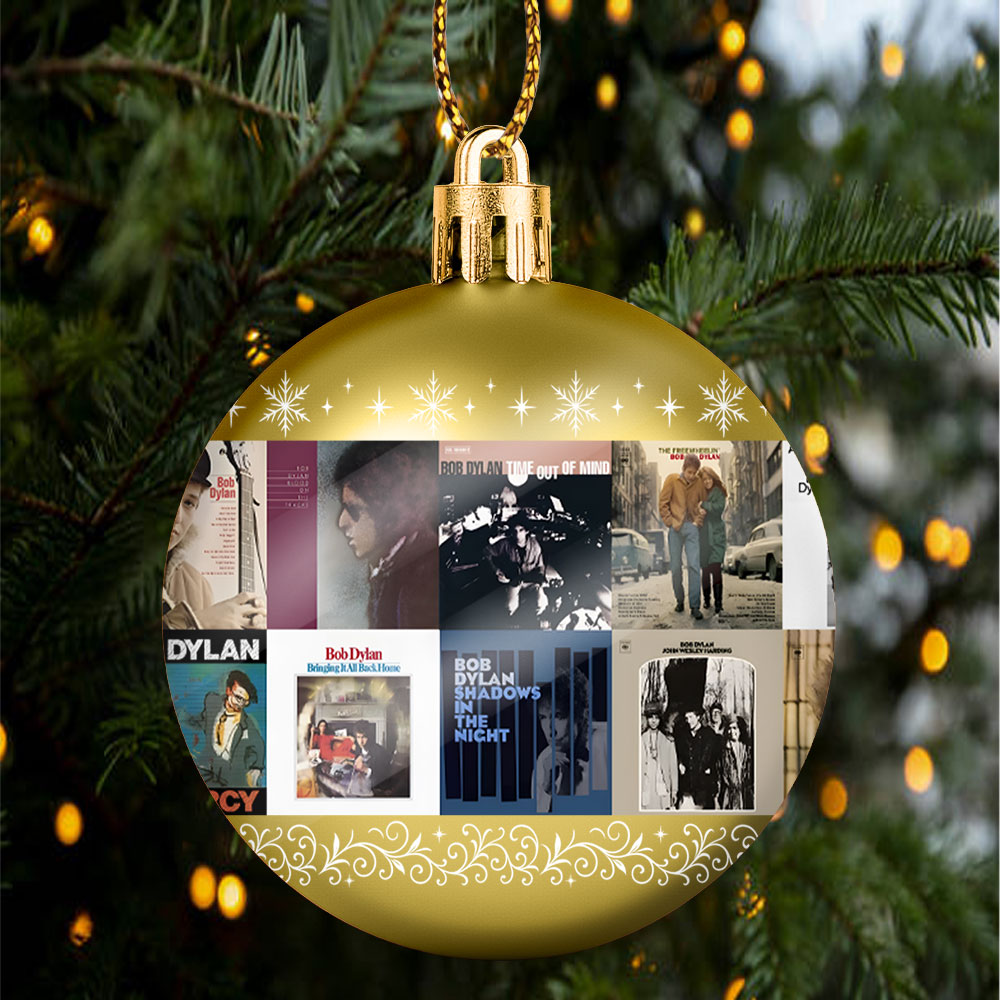 Bob Dylan Ball Ornament – A Tribute to the Poet of Rock and Timeless Melody
