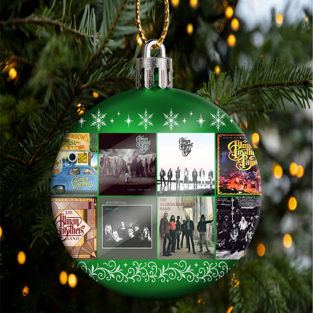 The Allman Brothers Band Ball Ornament – Southern Soul Meets Holiday Spirit