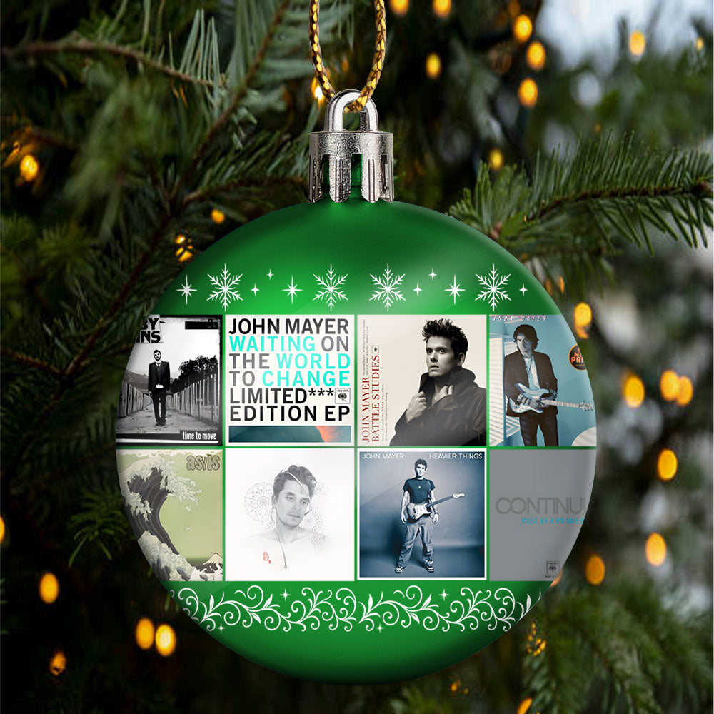 John Mayer Ball Ornament – A Touch of Soulful Elegance for Your Tree