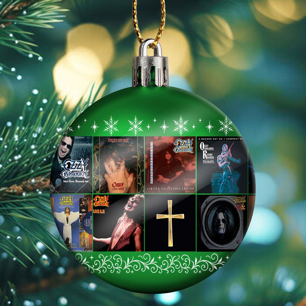 Ozzy Osbourne Ball Ornament – A Heavy Metal Holiday Tribute to the Prince of Darkness