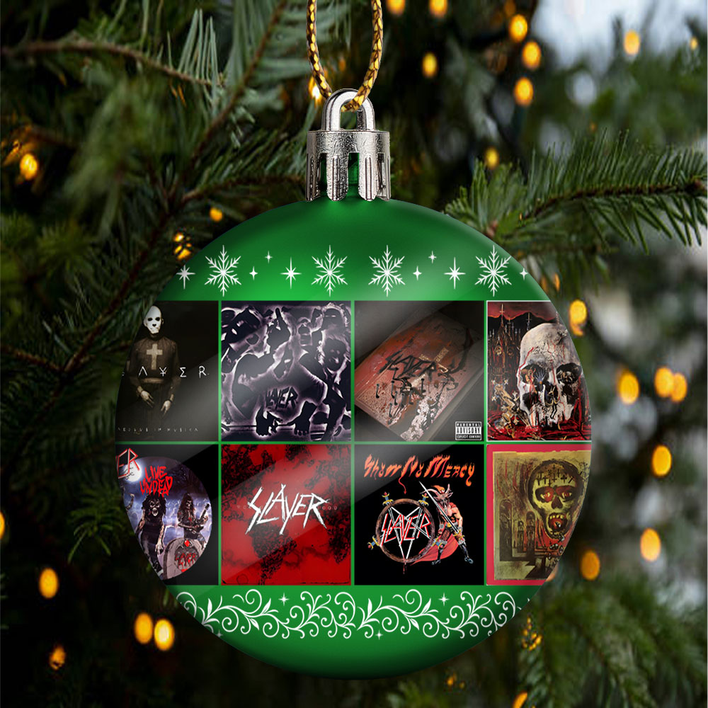 Slayer Ball Ornament – Thrash Metal Meets Holiday Mayhem