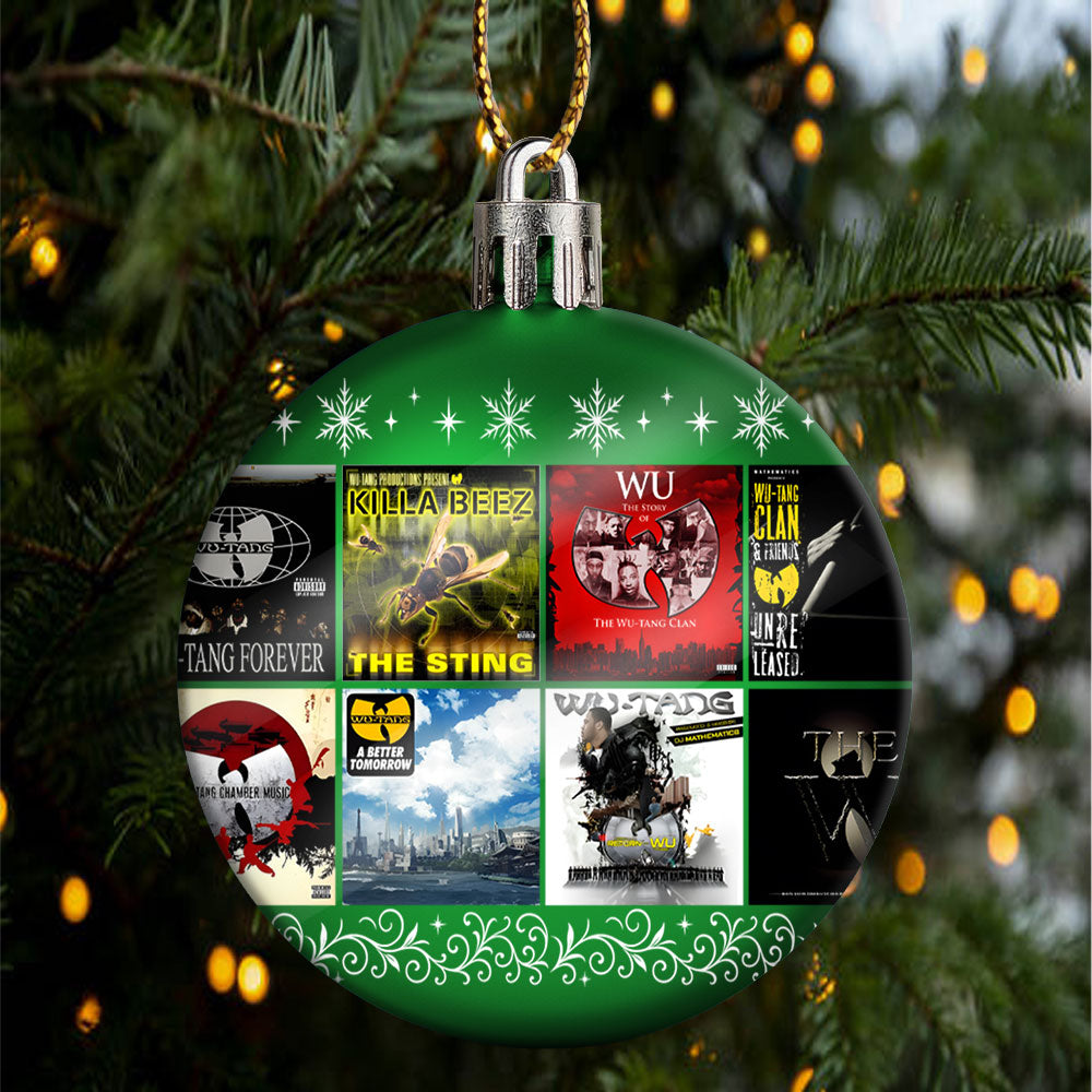Wu-Tang Clan Ball Ornament – Hip-Hop Legacy Meets Holiday Style