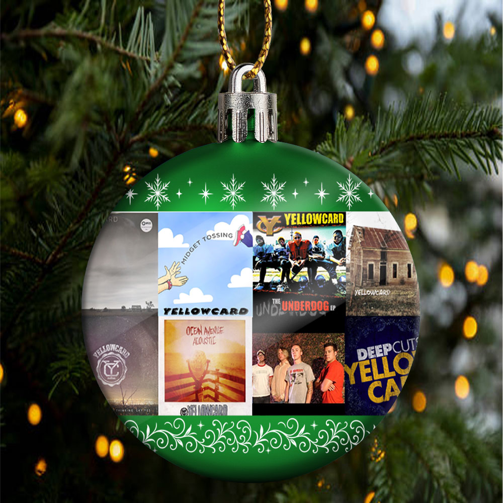 Yellowcard Ball Ornament – Pop-Punk Spirit for the Holidays