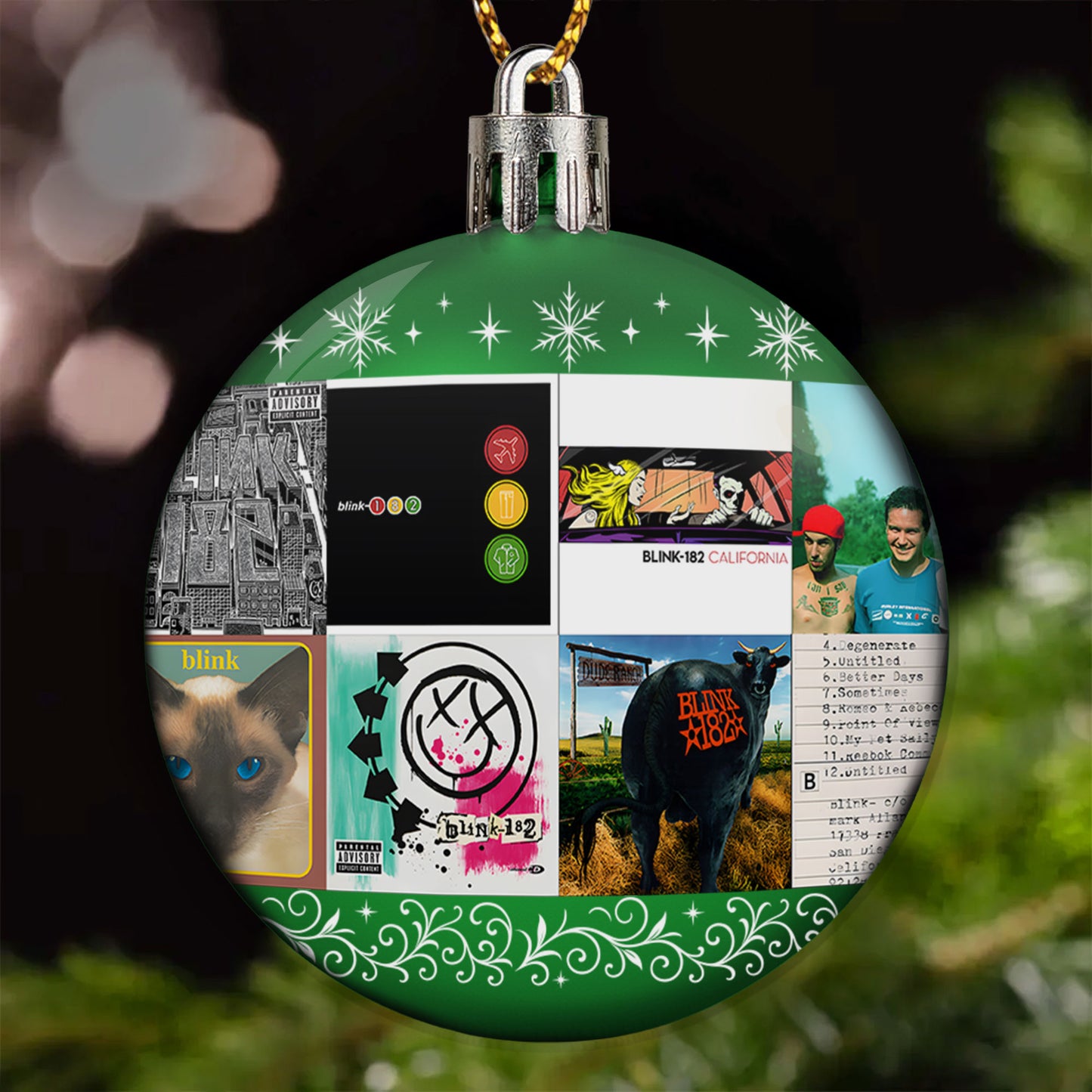 Blink-182 Ball Ornament – A Pop-Punk Holiday for the Young at Heart