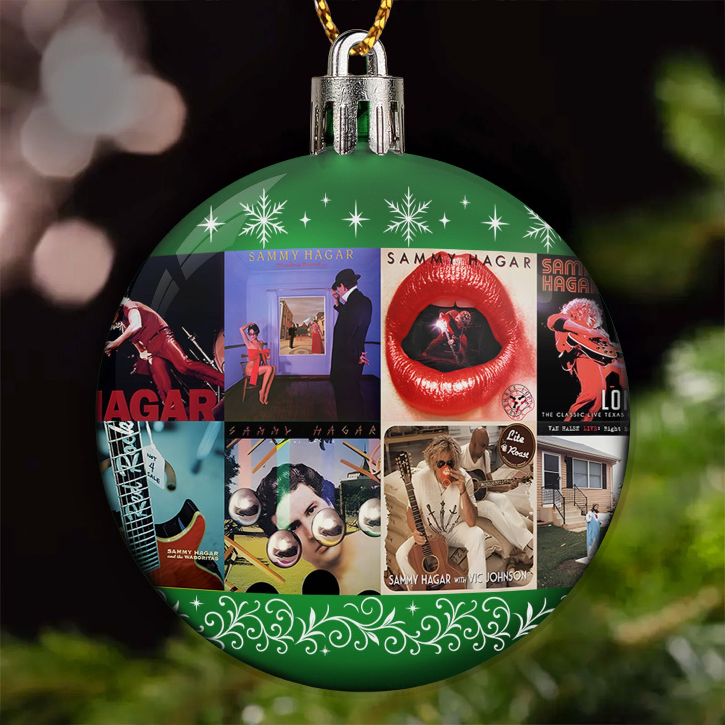 Sammy Hagar Ball Ornament – Rocking the Holidays with the Red Rocker Spirit