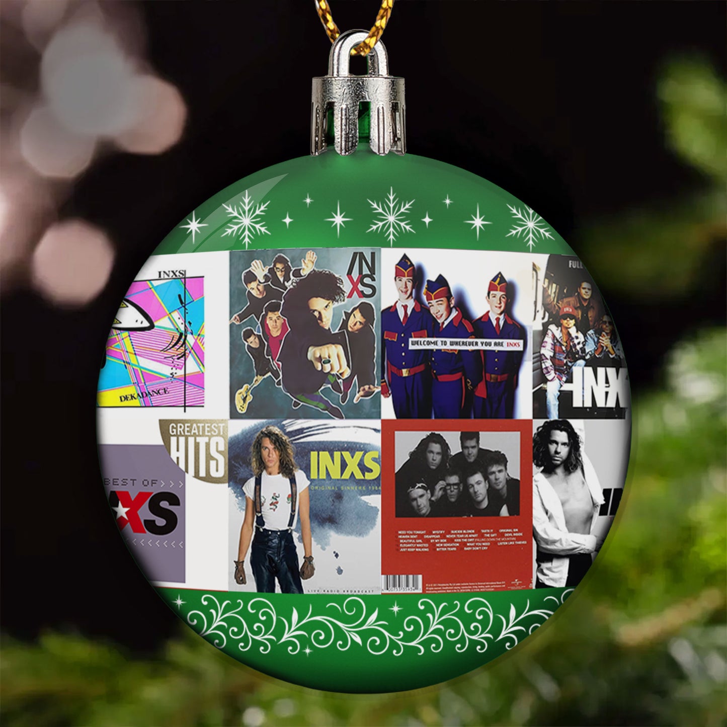 INXS Ball Ornament – Celebrate the Sound of Iconic Rock Energy
