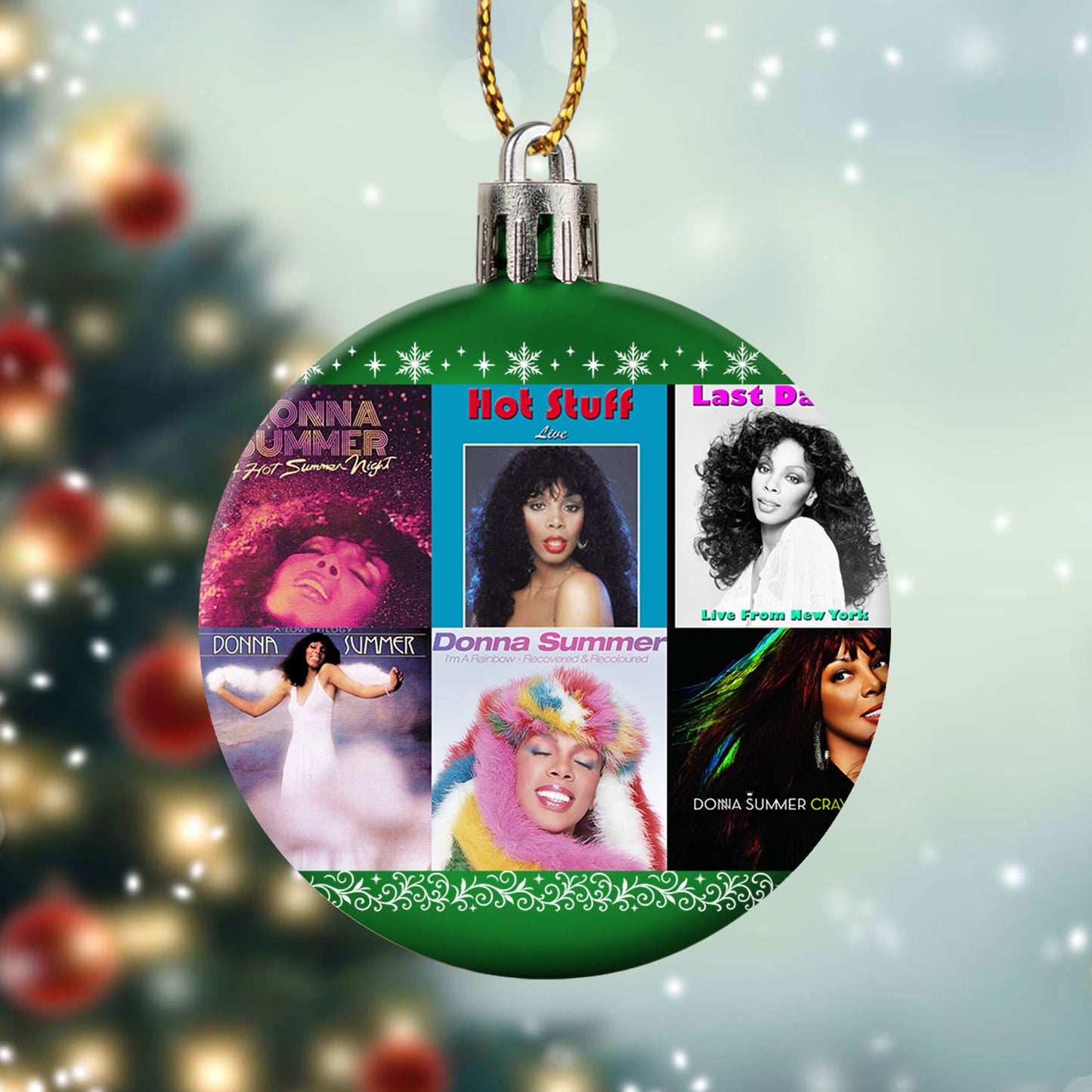 Donna Summer Ball Ornament – Disco Queen Magic for the Holidays