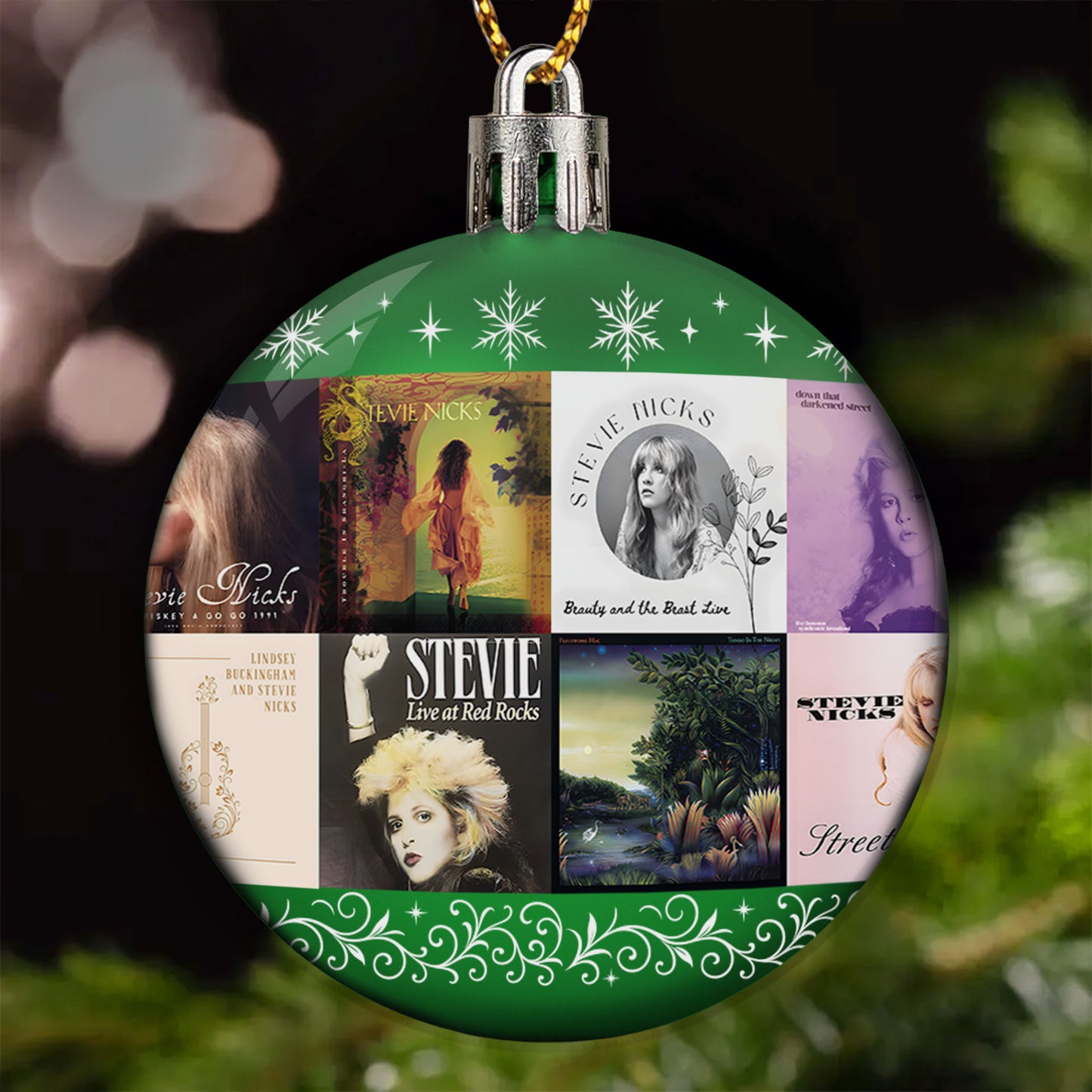 Stevie Nicks Ball Ornament – A Bohemian Tribute to the Queen of Mystical Rock