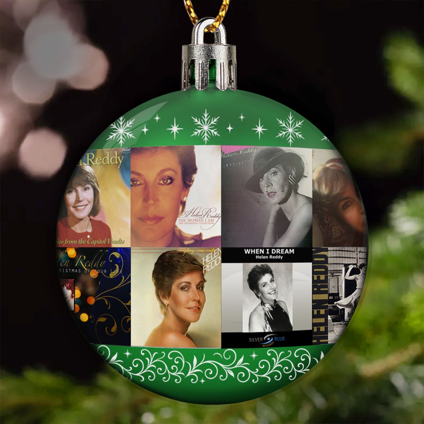 Helen Reddy Ball Ornament – A Touch of Classic Grace for the Holidays