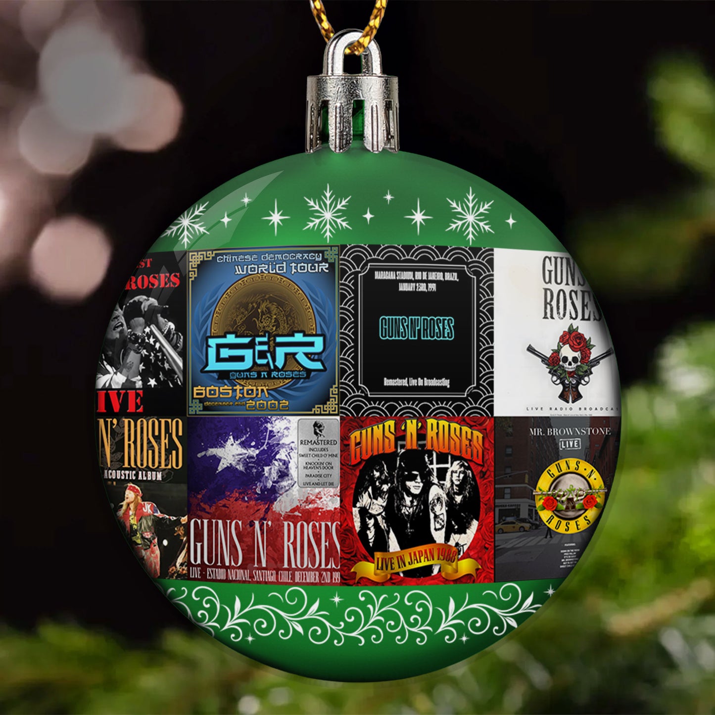 Guns N’ Roses Ball Ornament – Hard Rock Icons