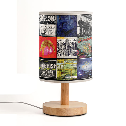 Phish Album Cover Collage Table Lamp – Jam Band Music Home Decor