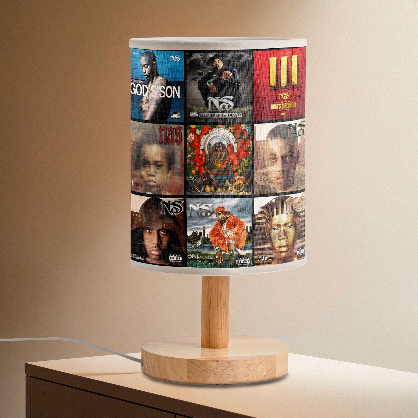 Nas Album Art Hip-Hop Tribute Lamp
