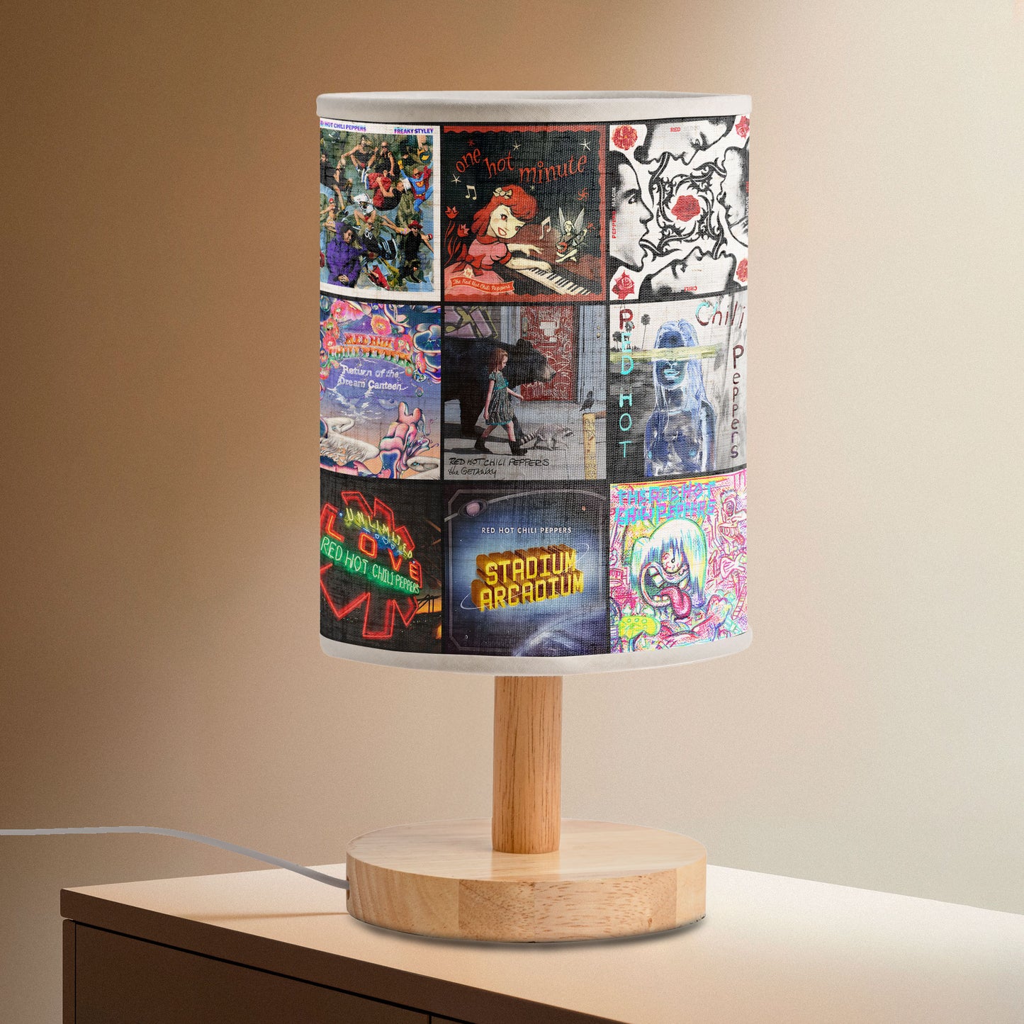 Red Hot Chili Peppers Album Cover Lamp – Funk Rock Music Night Light