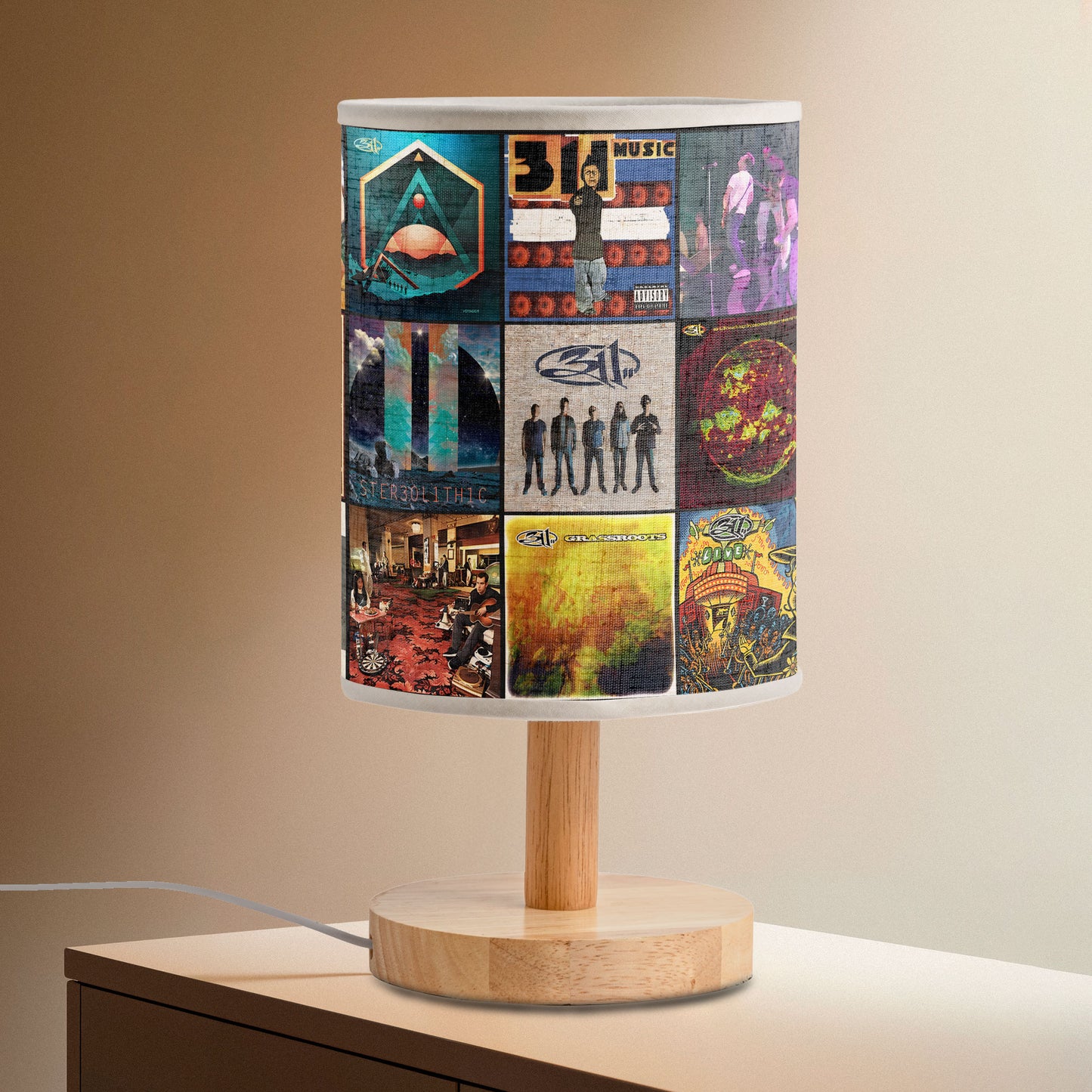 311 Album Cover Lamp – Alternative Rock Reggae Fusion Night Light