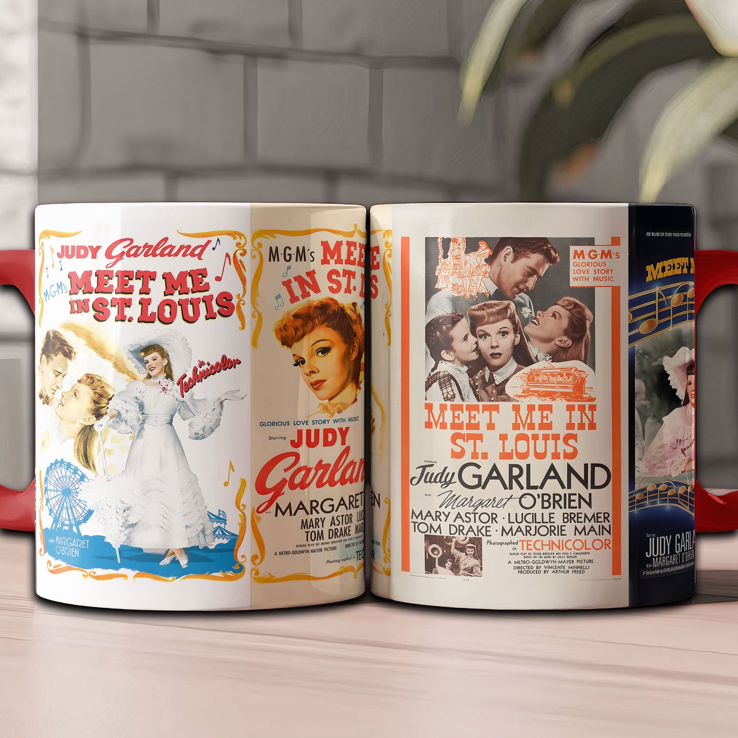 Meet Me in St. Louis Movie Poster Accent Mug – Judy Garland Classic Musical