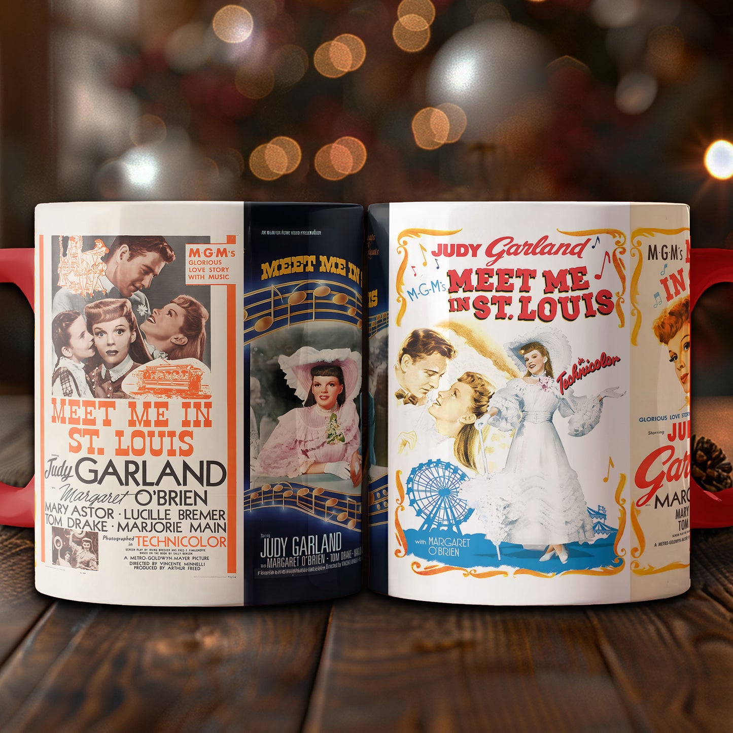 Meet Me in St. Louis Movie Poster Accent Mug – Judy Garland Classic Musical