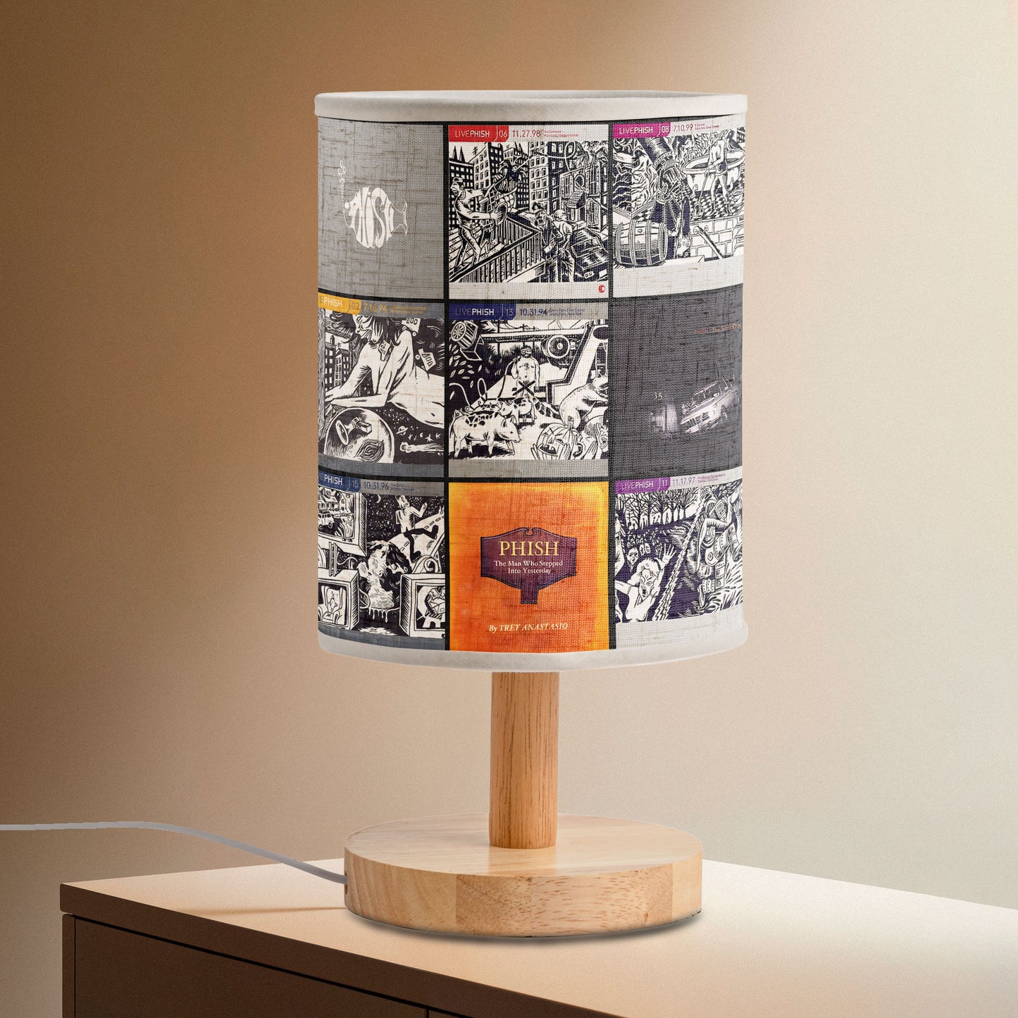 Phish Album Cover Lamp – Jam Band Music Fan Table Light