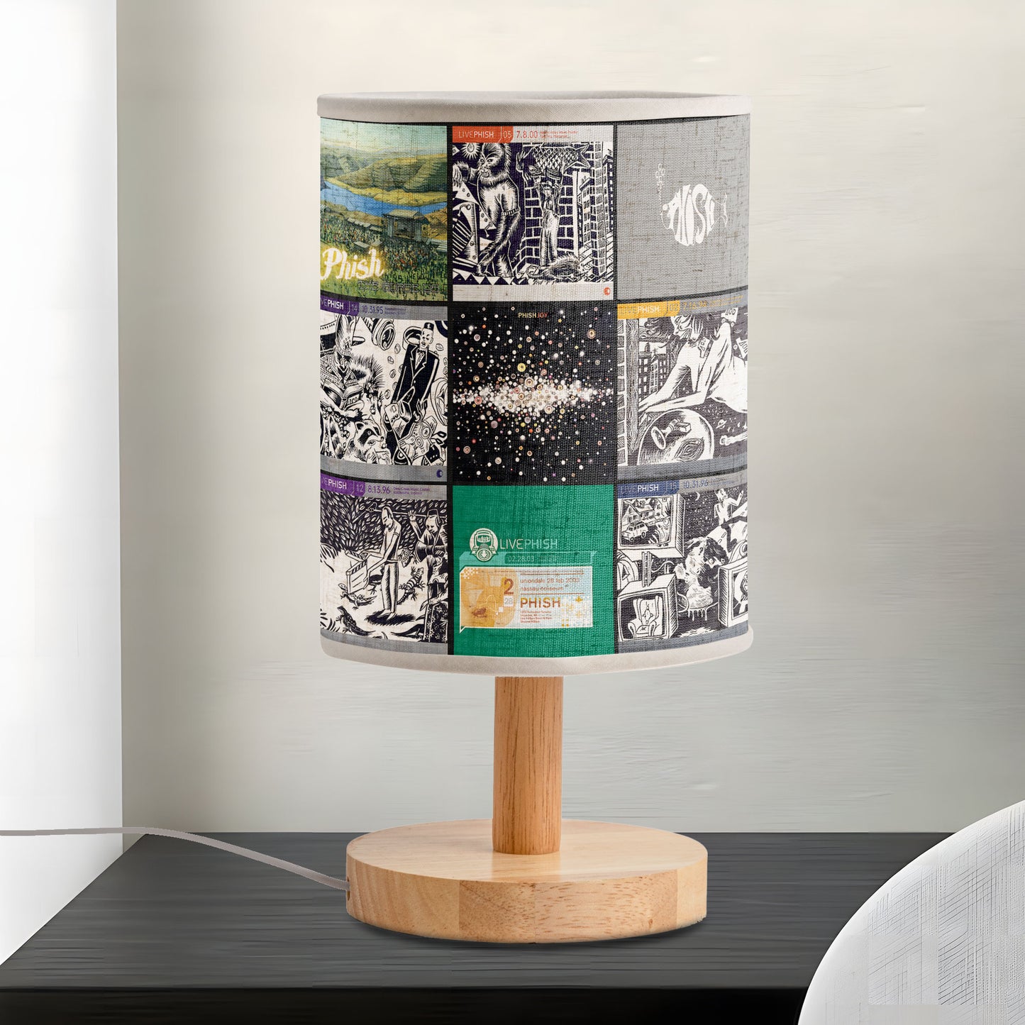 Phish Album Cover Lamp – Jam Band Music Fan Table Light