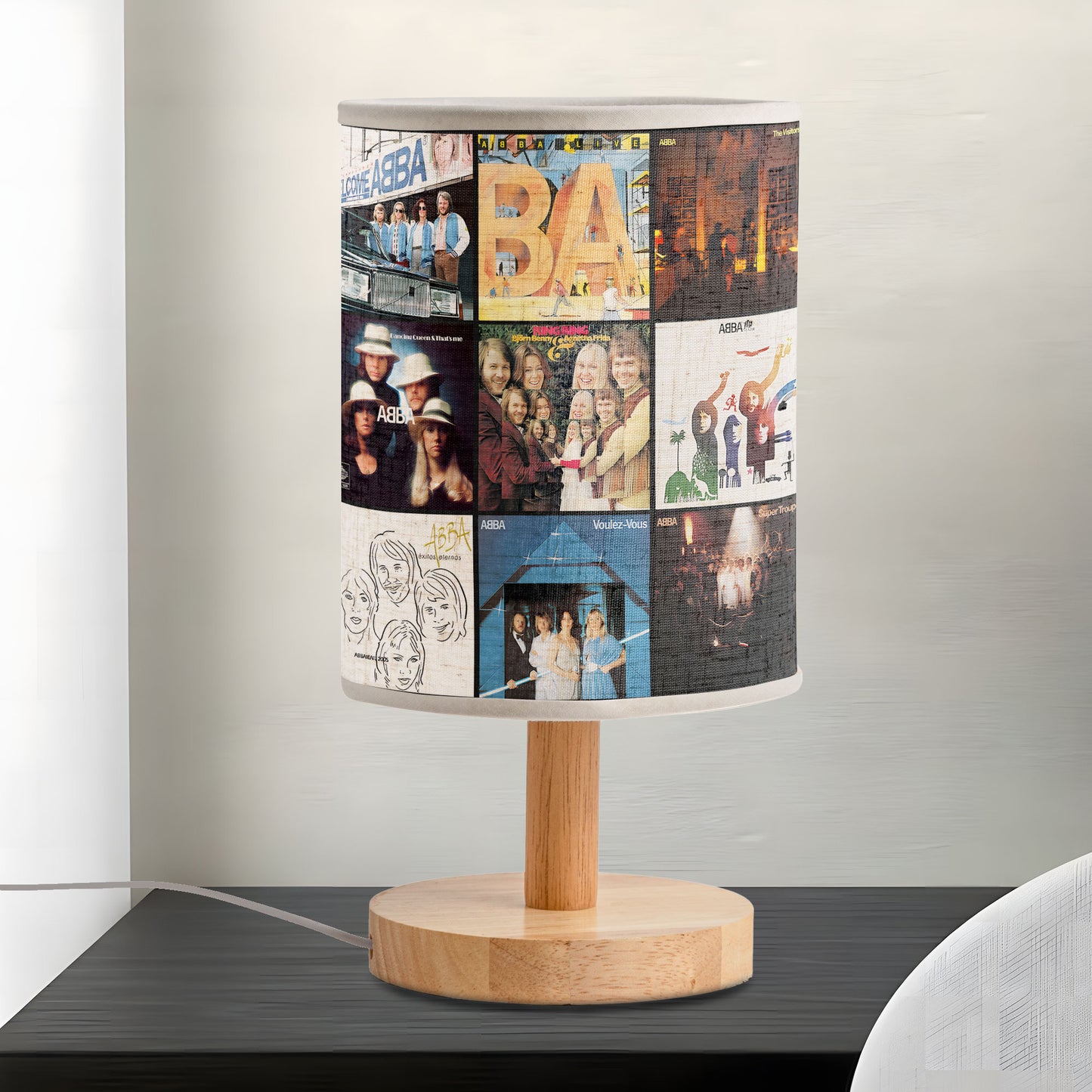 ABBA Album Cover Lamp – Retro Disco Music Fan Table Light