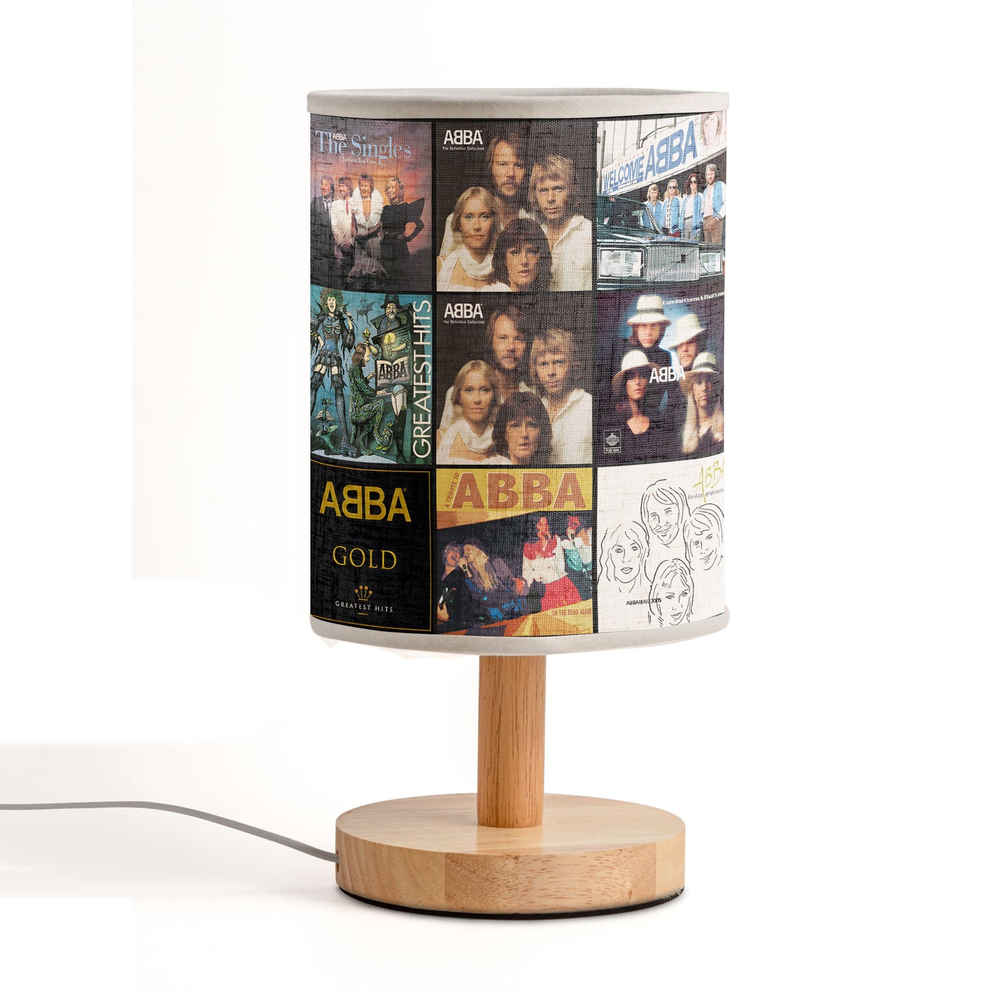 ABBA Album Cover Lamp – Retro Disco Music Fan Table Light