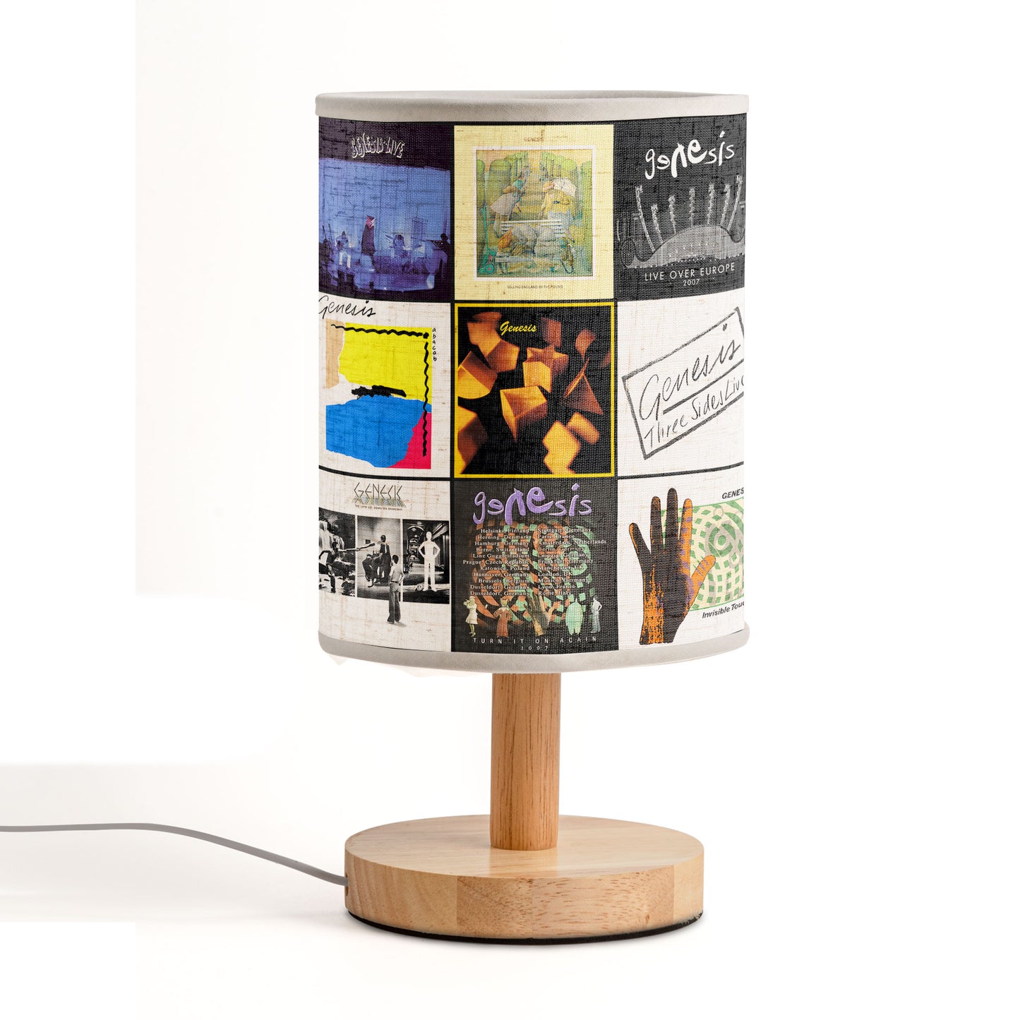 Genesis Album Cover Table Lamp – Progressive Rock Inspired Décor