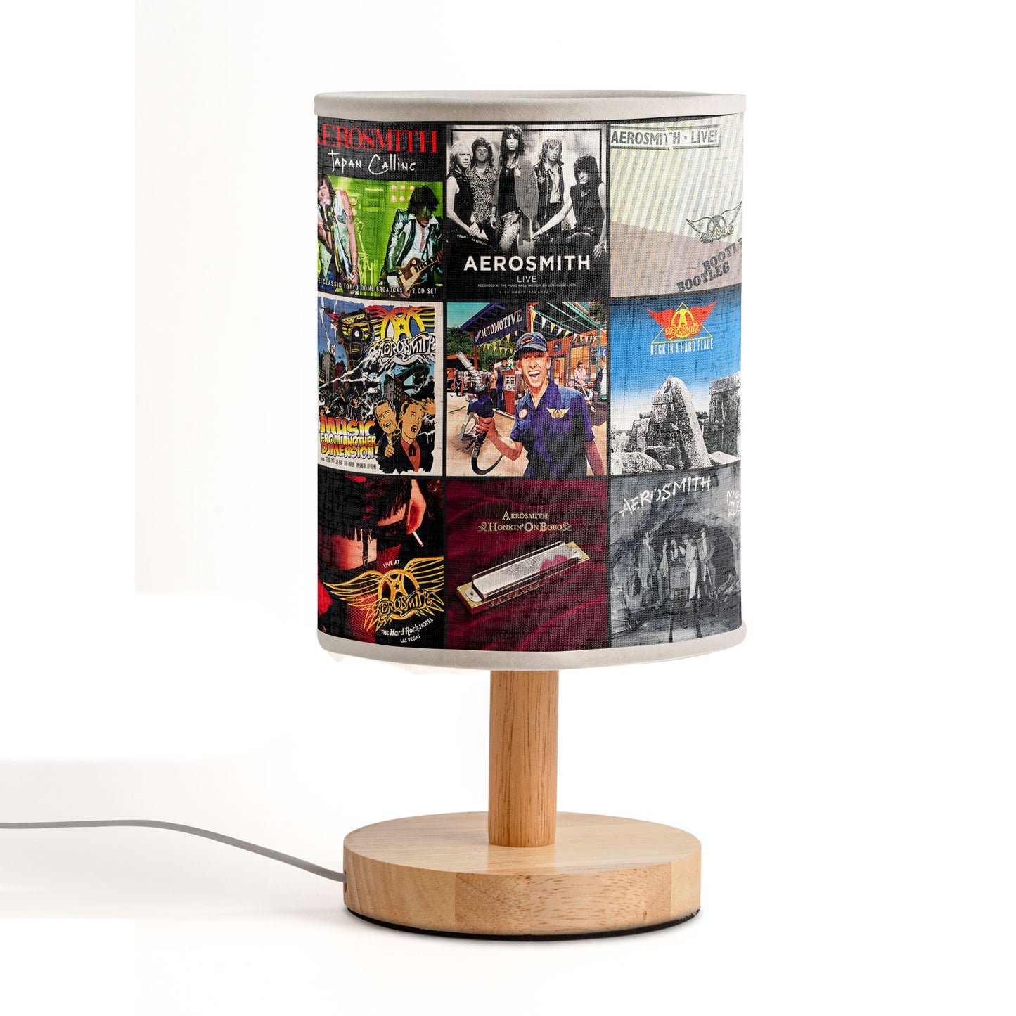 Aerosmith Album Cover Table Lamp – Rock Legends Home Décor