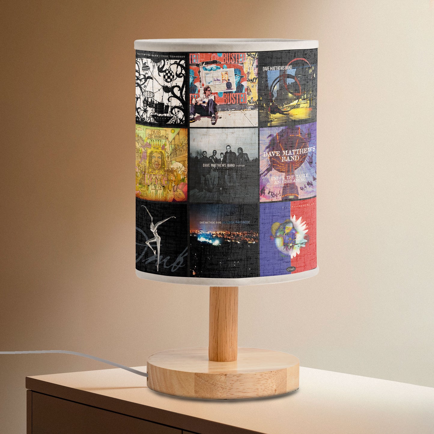 Dave Matthews Band Album Cover Lamp – Rock Music Fan Table Light