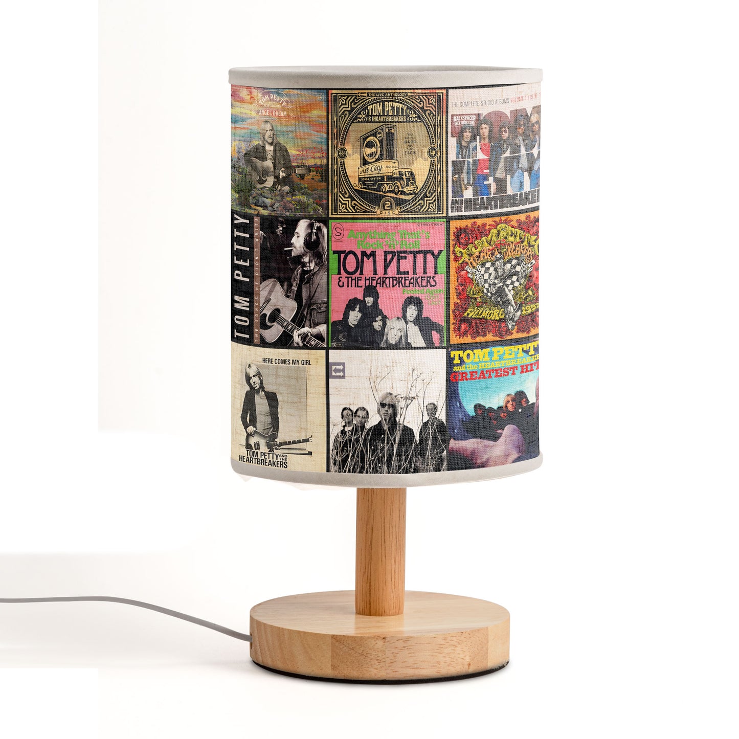 Tom Petty Album Cover Lamp – Classic Rock Americana Table Light