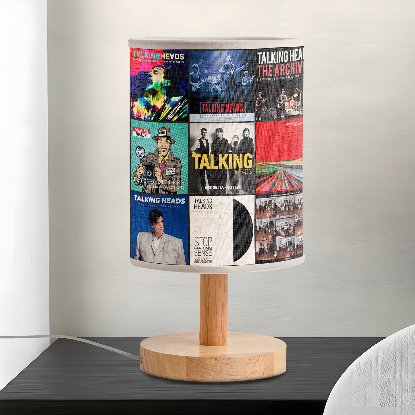 🎶 Talking Heads Album Cover Lamp – Retro New Wave Lighting