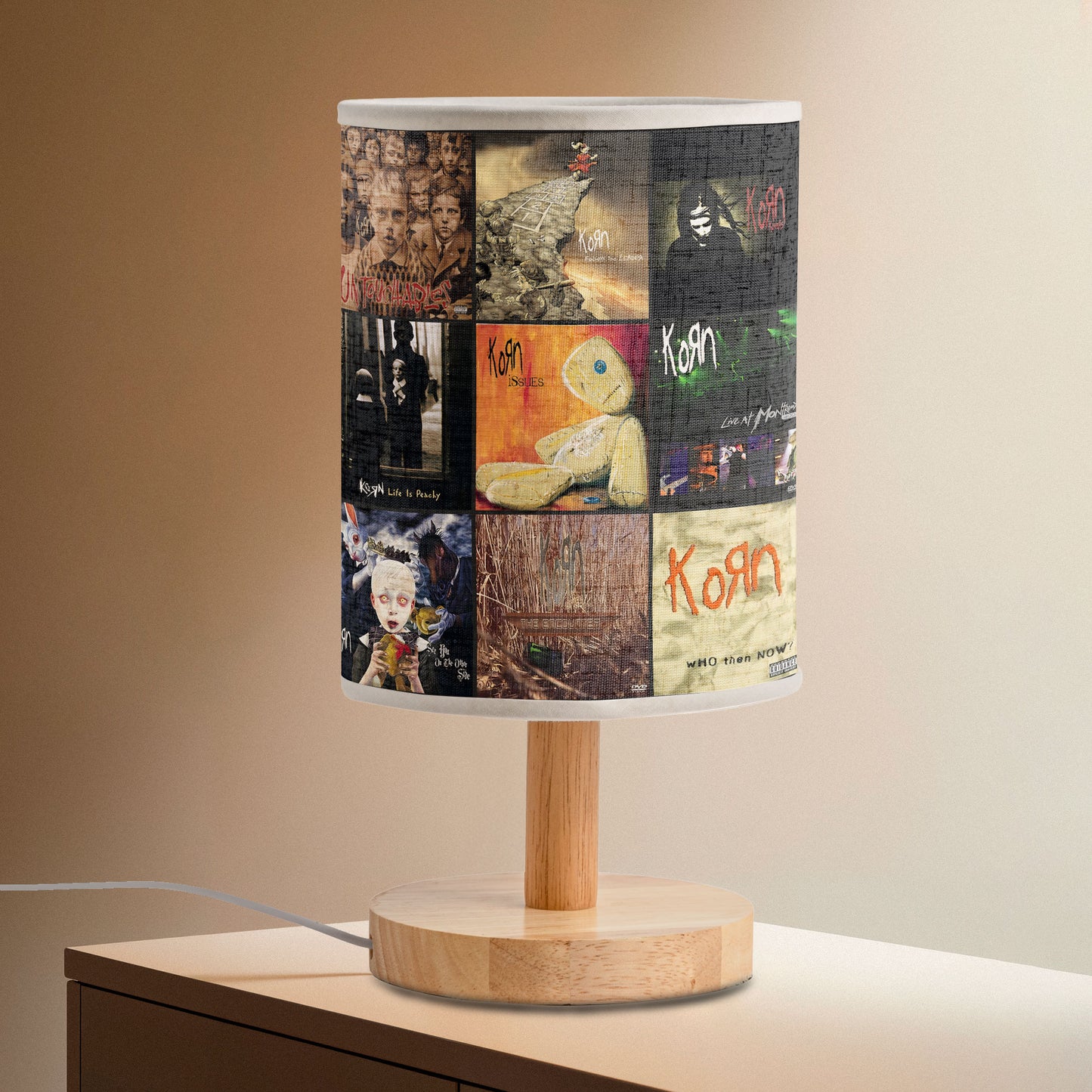 Korn Album Cover Lamp – Rock Music Inspired Home Decor