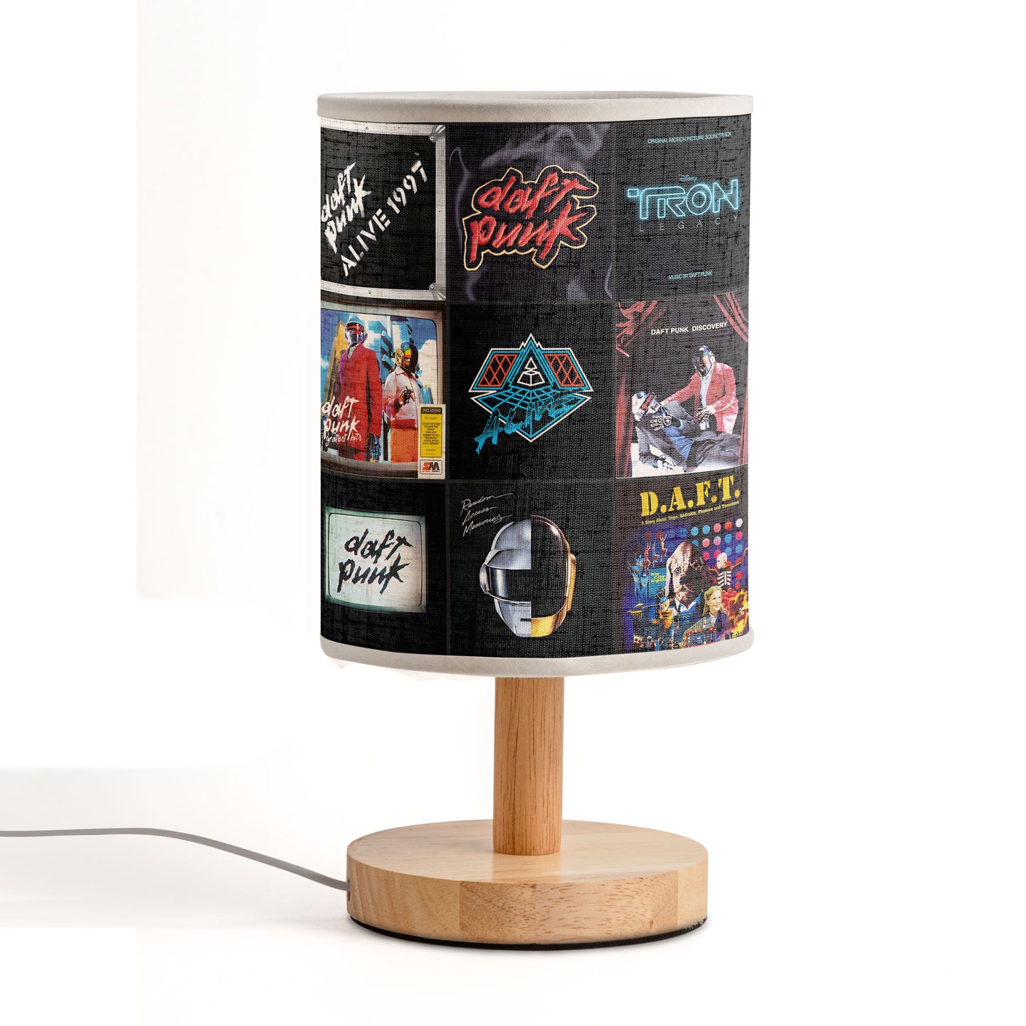 Daft Punk Album Cover Lamp – Electronic Music Home Decor