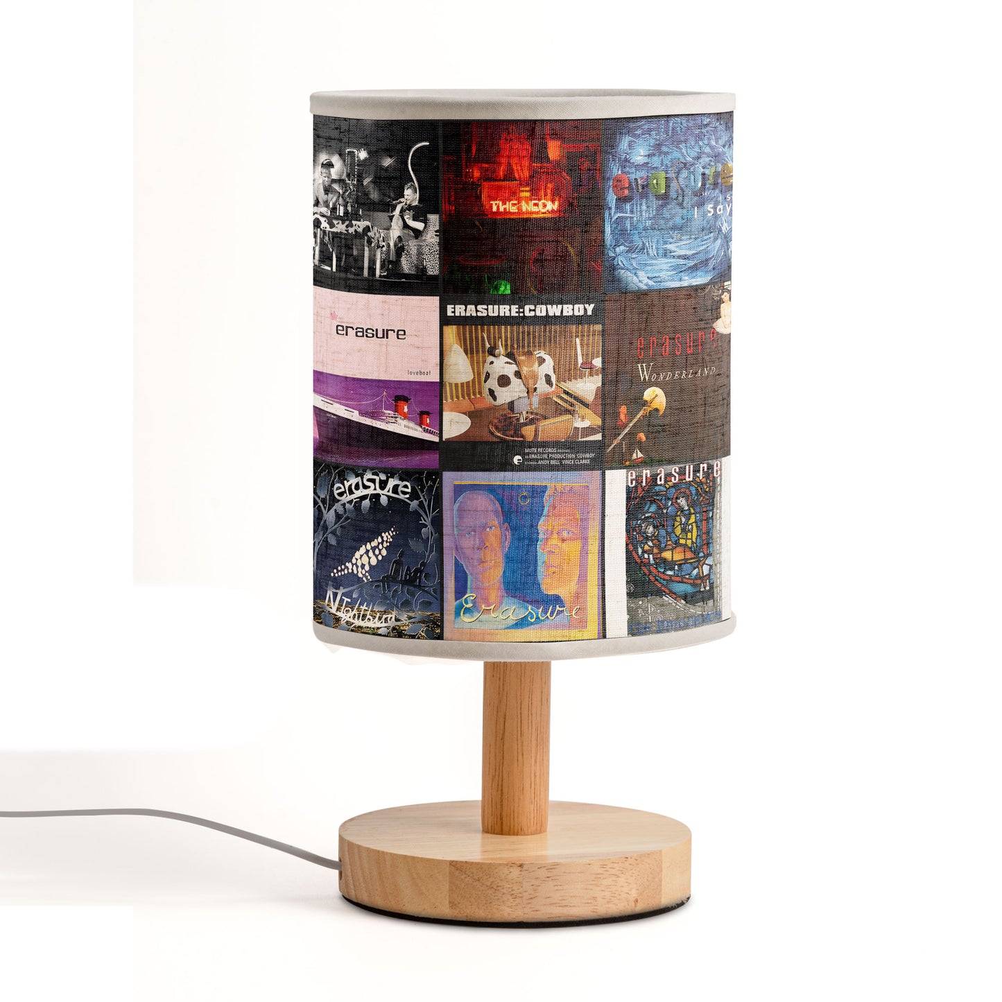 Erasure Album Art Fabric Lamp – Synthpop Music Home Decor