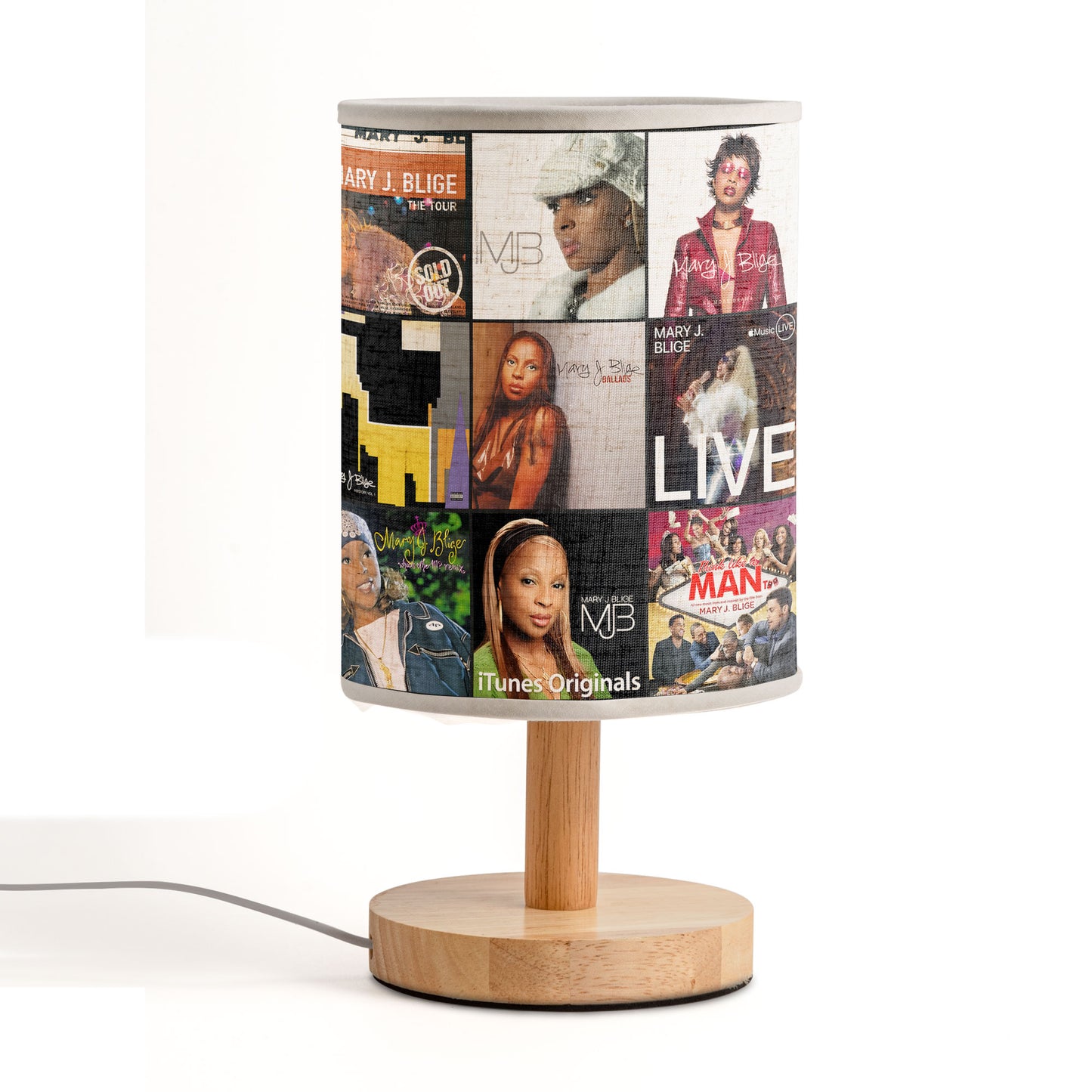 Mary J. Blige Album Art Fabric Lamp – R&B & Soul Music Home Decor