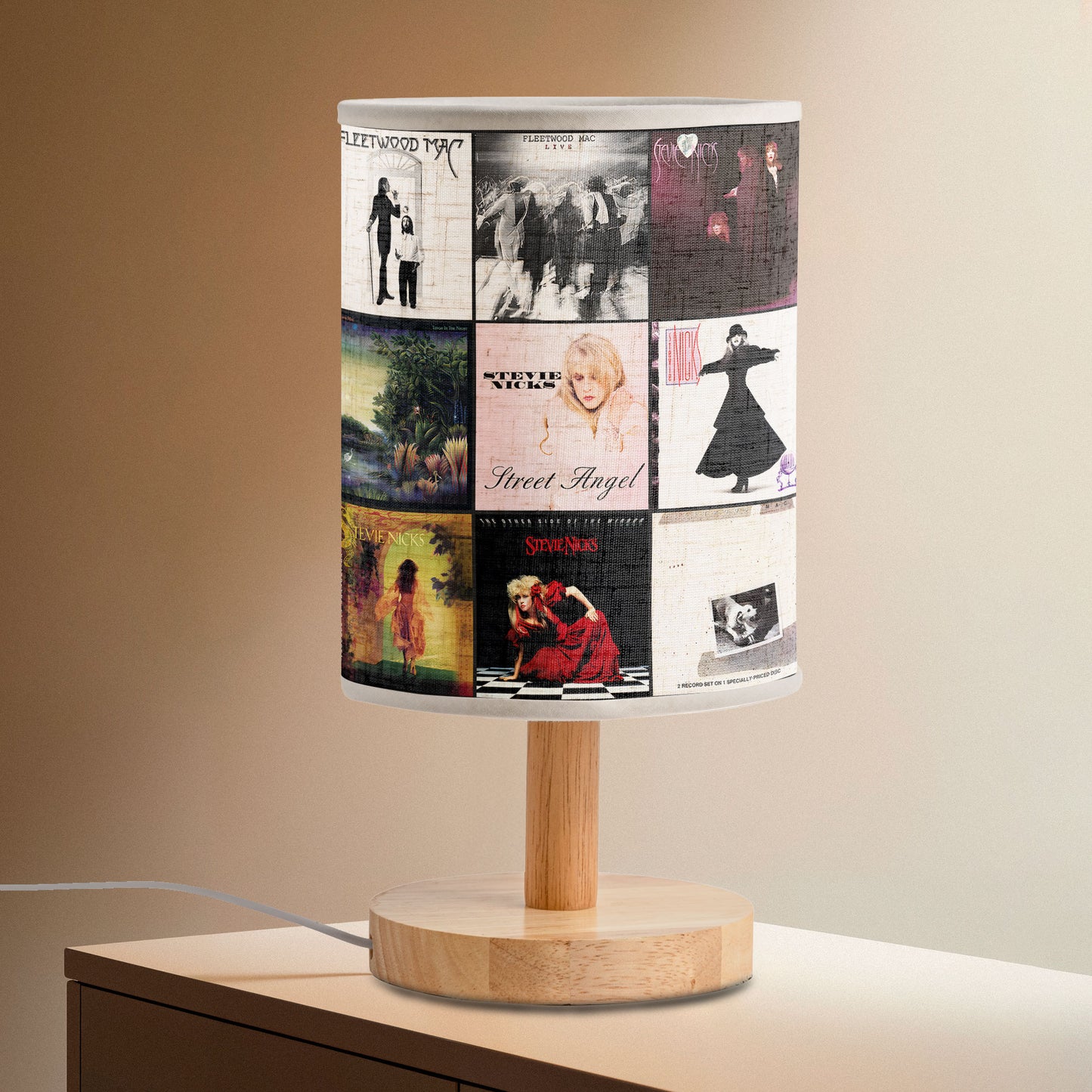 Stevie Nicks Album Fabric Lamp – Light Up the Magic