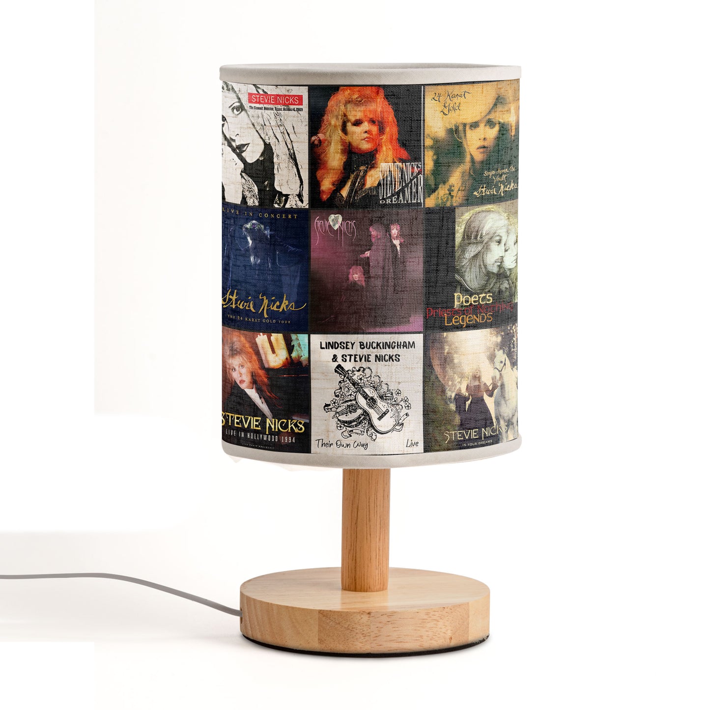 Stevie Nicks Album Fabric Lamp – Light Up the Magic