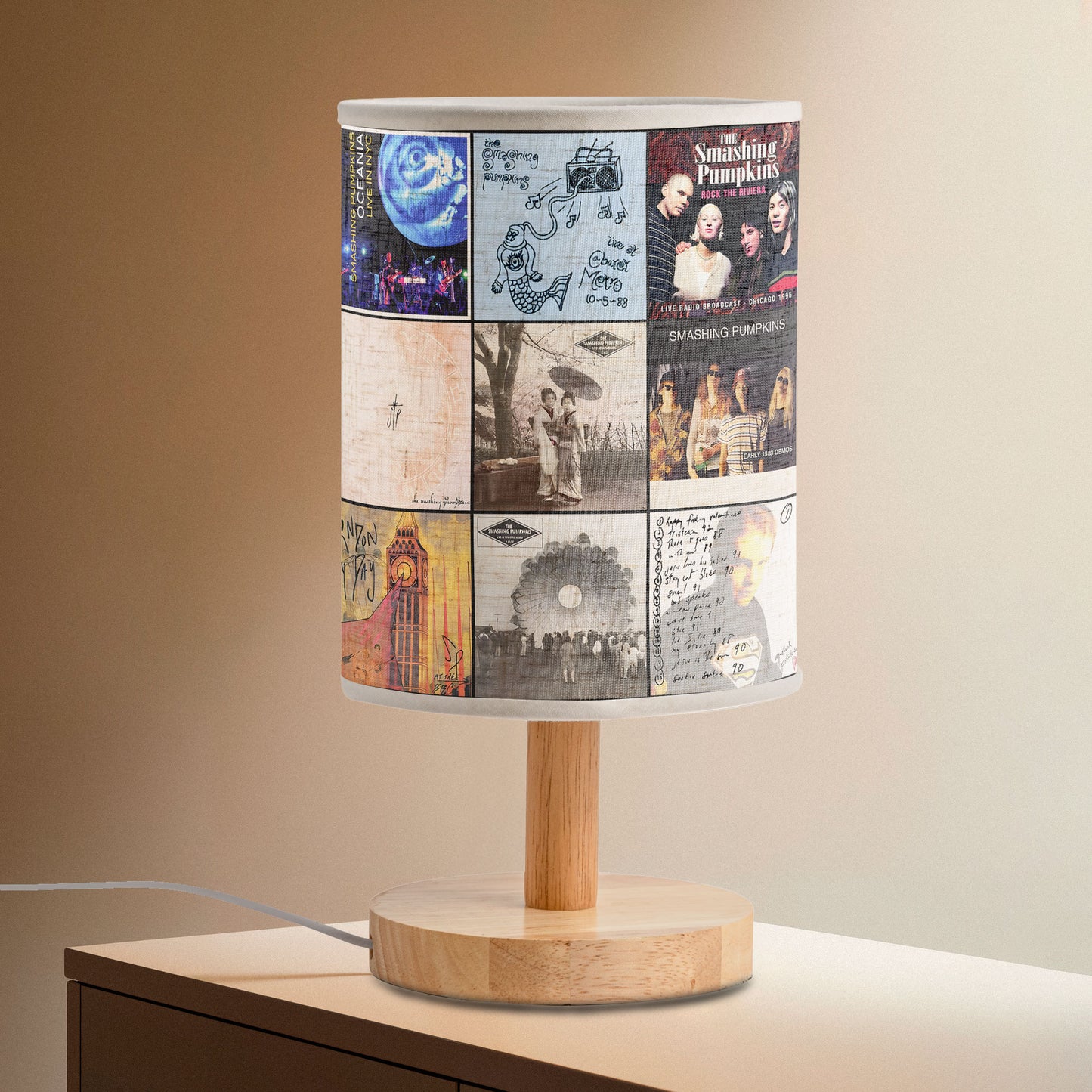 The Smashing Pumpkins Album Lamp – Illuminate with Alternative Spirit