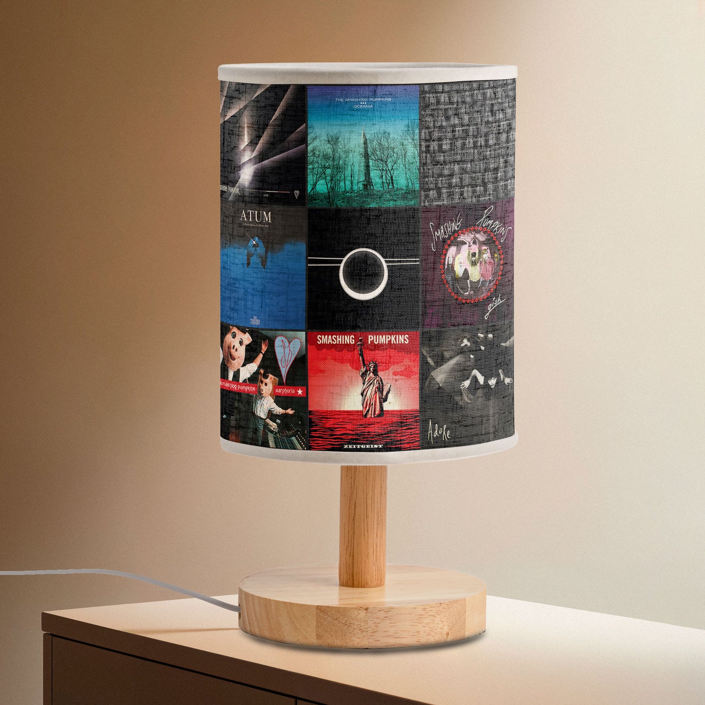The Smashing Pumpkins Album Lamp – Illuminate with Alternative Spirit