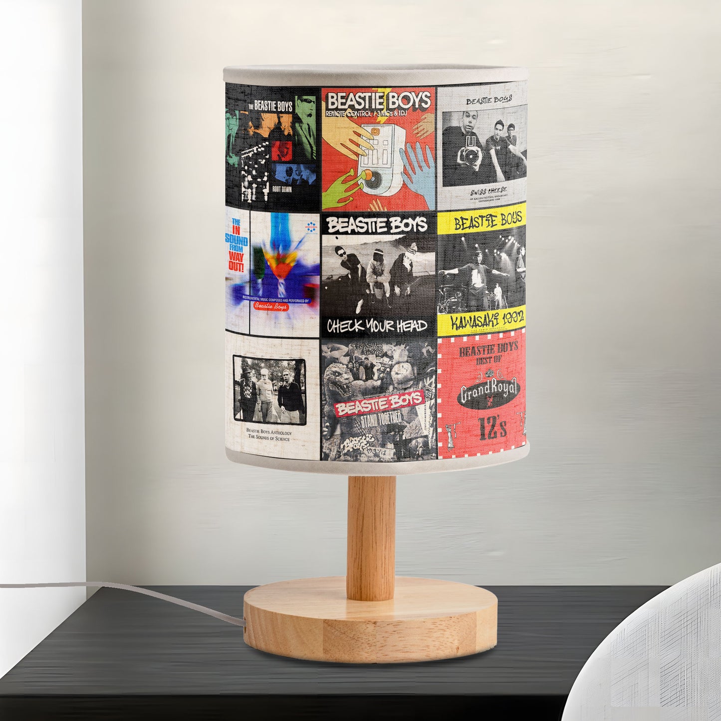 🎧 Beastie Boys Album Art Decorative Fabric Lamp