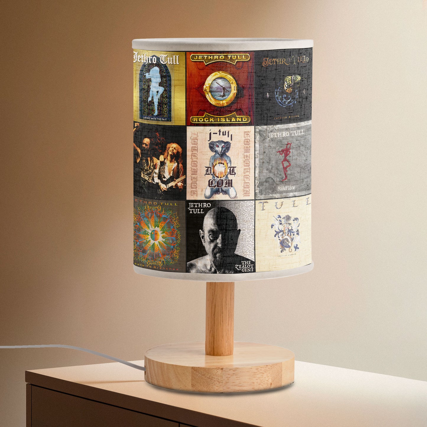 Jethro Tull Album Art Lamp – Classic Rock Music Decor