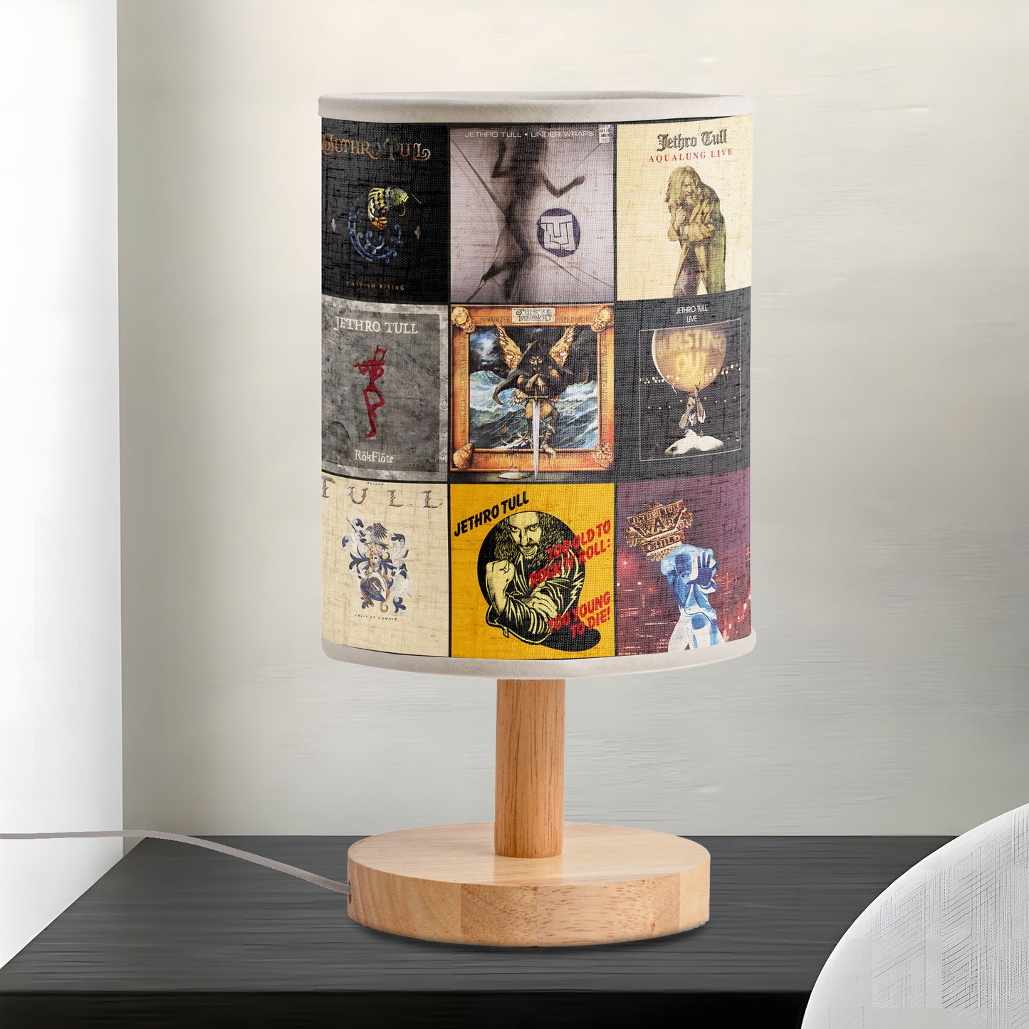Jethro Tull Album Art Lamp – Classic Rock Music Decor