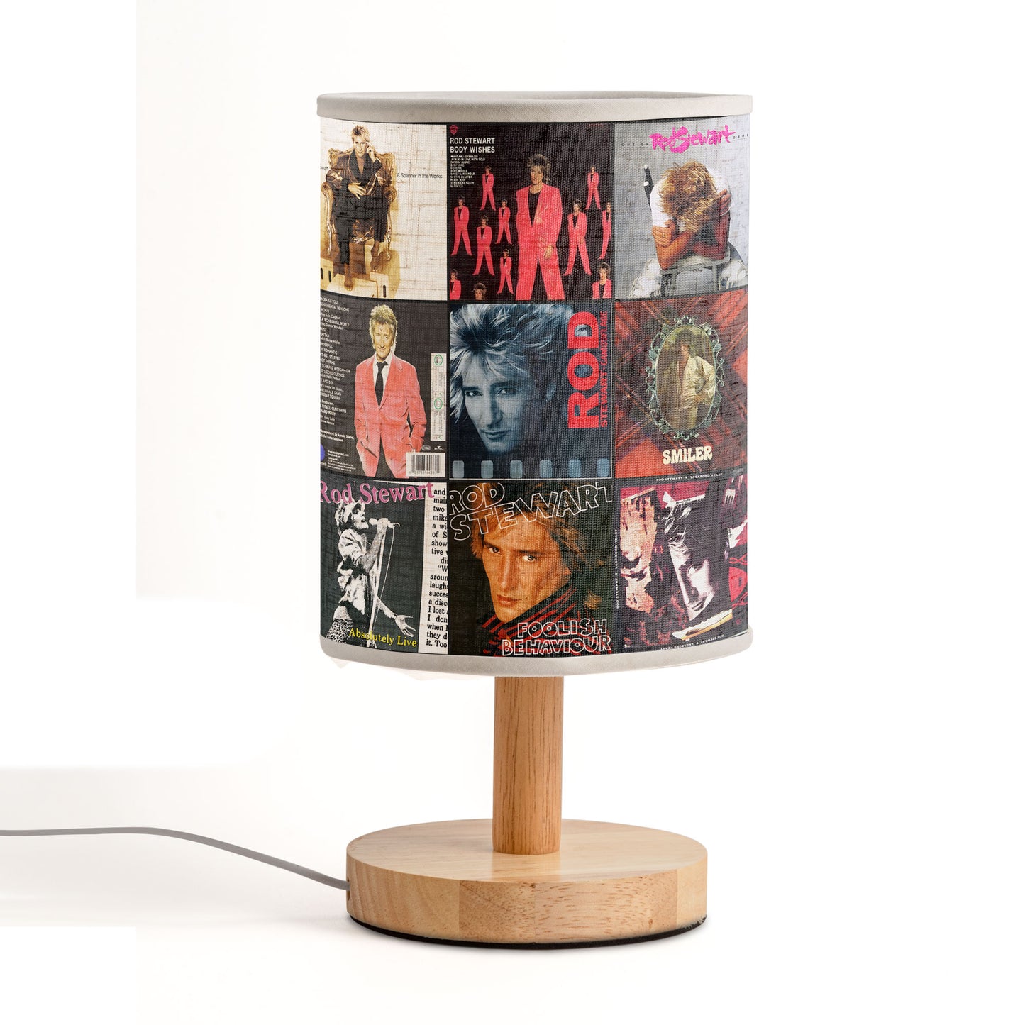Rod Stewart Fabric Lamp – Shine with the Spirit of Classic Hits