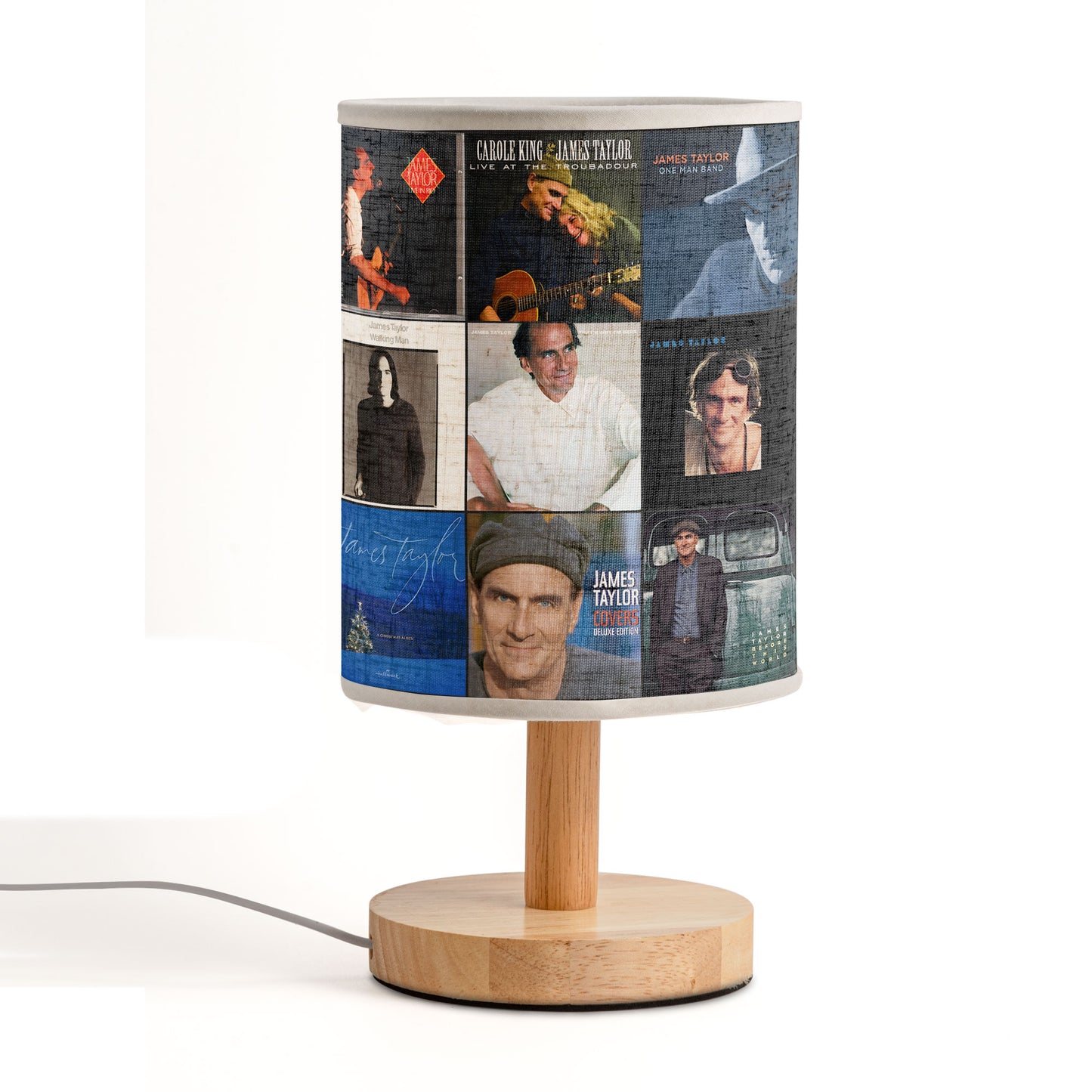 James Taylor Fabric Lamp – The Warm Glow of Timeless Songs