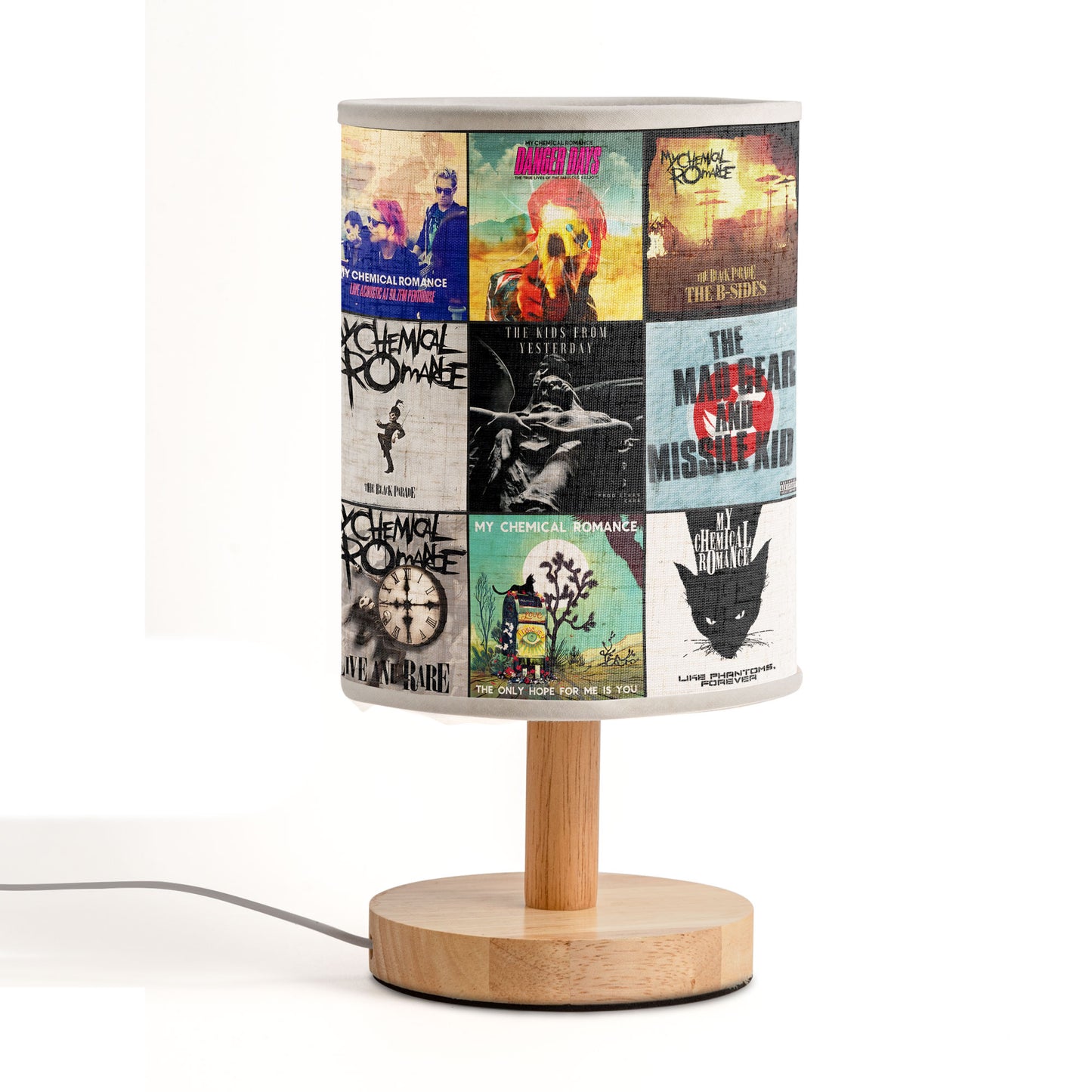 My Chemical Romance Album Art Lamp – Emo Rock Band Home Decor Night Light